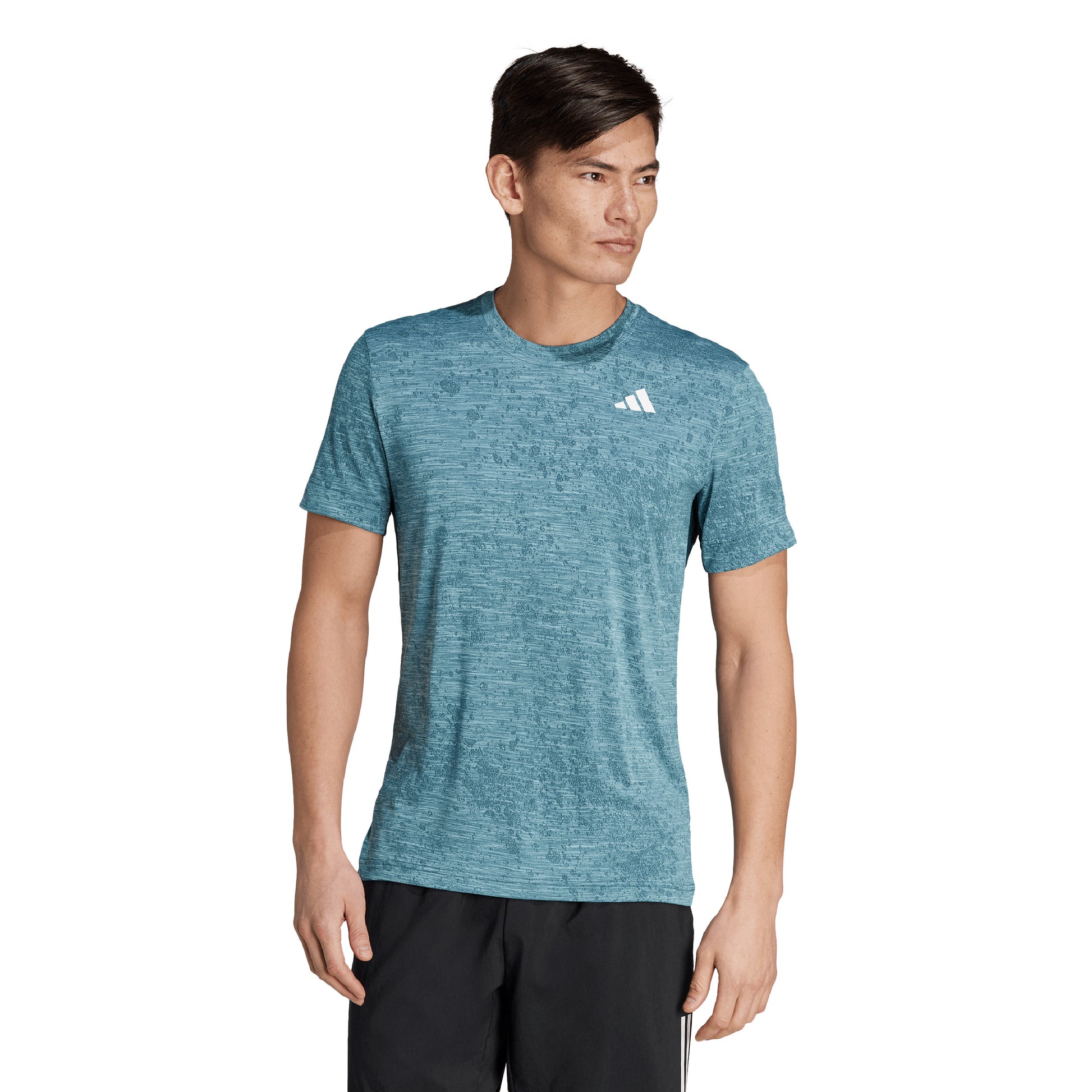 adidas Freelift T-shirt Hommes - bleu petrol,