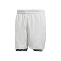 2in1 Pro Shorts Heren-Lichtgrijs,Zwart