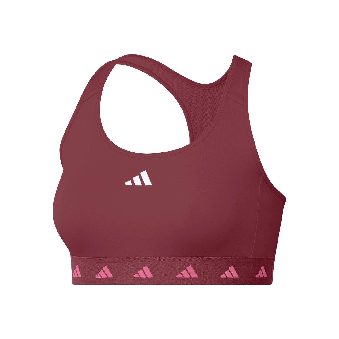 adidas Power Medium-Support Tech-Fit Sport-bh Dames - rood