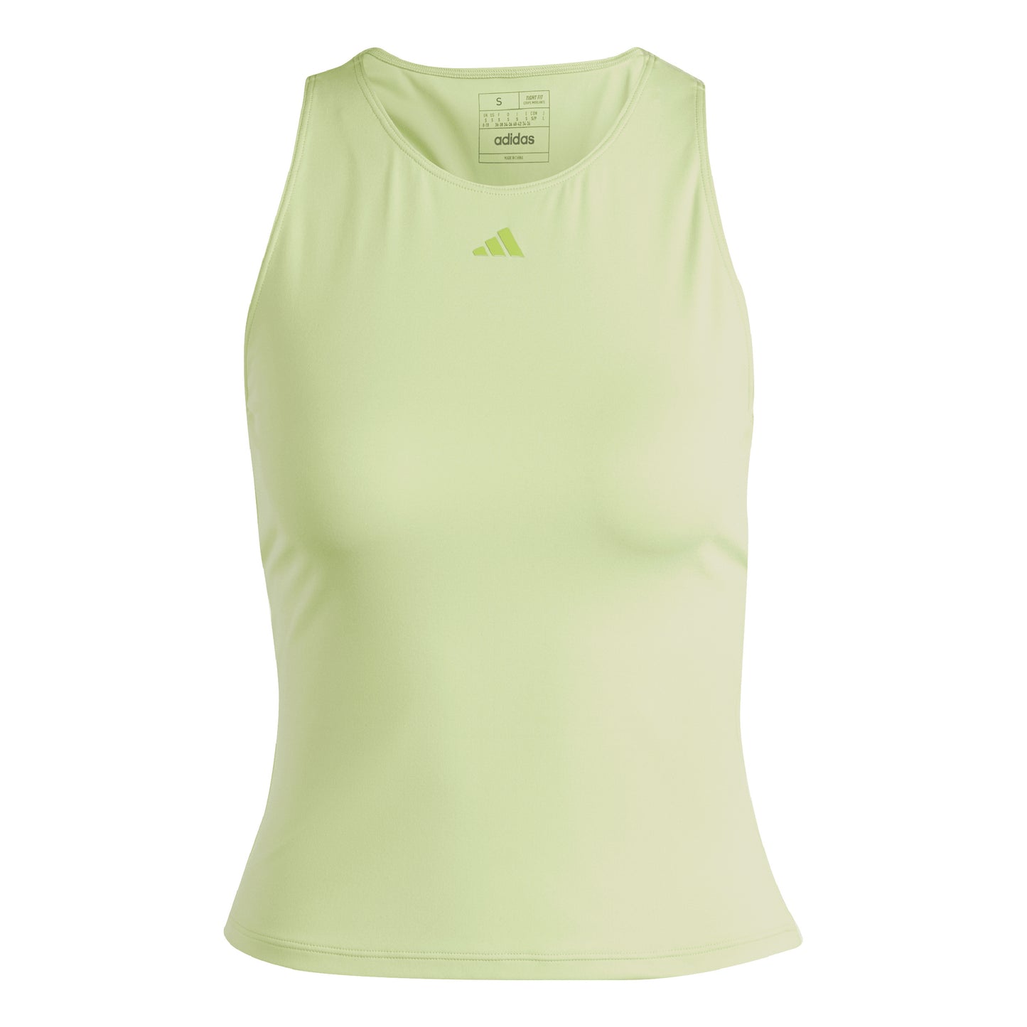 adidas YGA ST Tank Tanktop Dames - limoen,