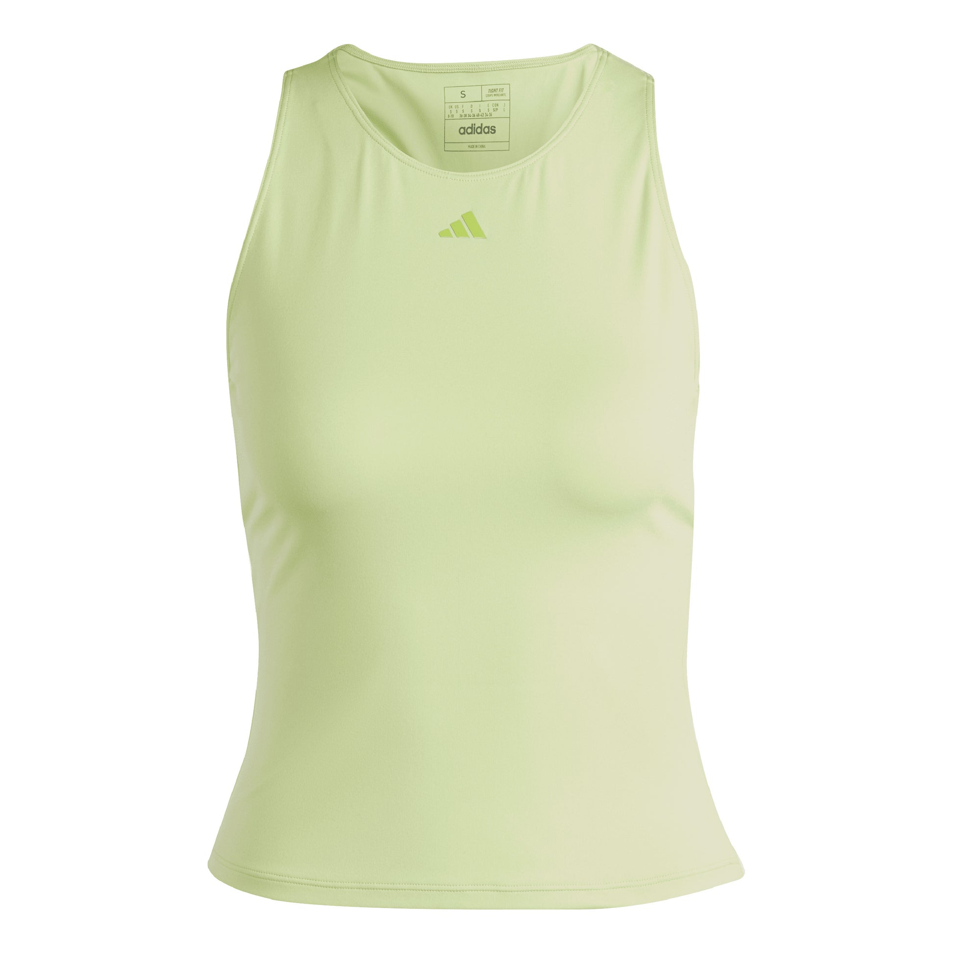 adidas YGA ST Tank Tanktop Dames - limoen,