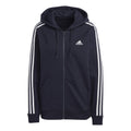3Stripes Gilet en coton Femmes - bleu foncé, blanc
