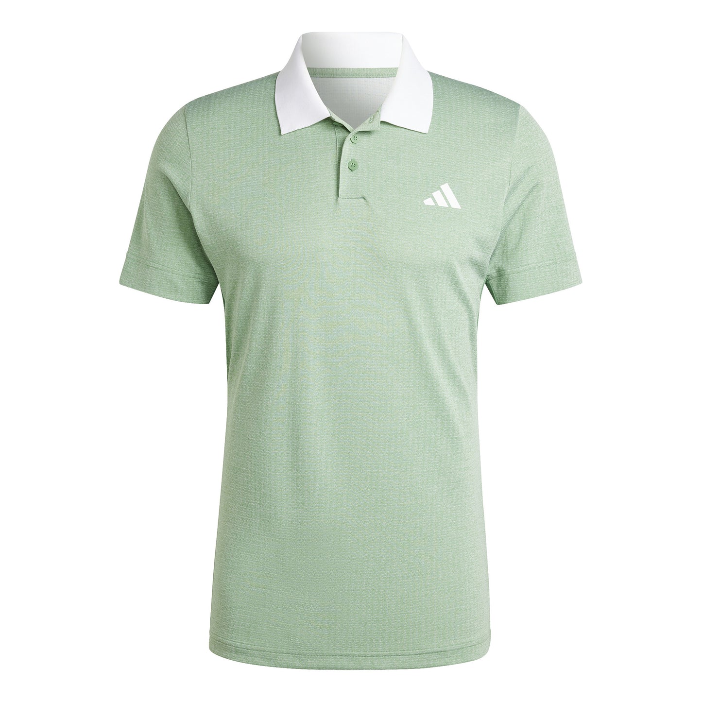 adidas Freelift Polo Heren - lichtgroen, wit