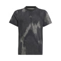 AOP T-shirt Jongens - zwart, grijs