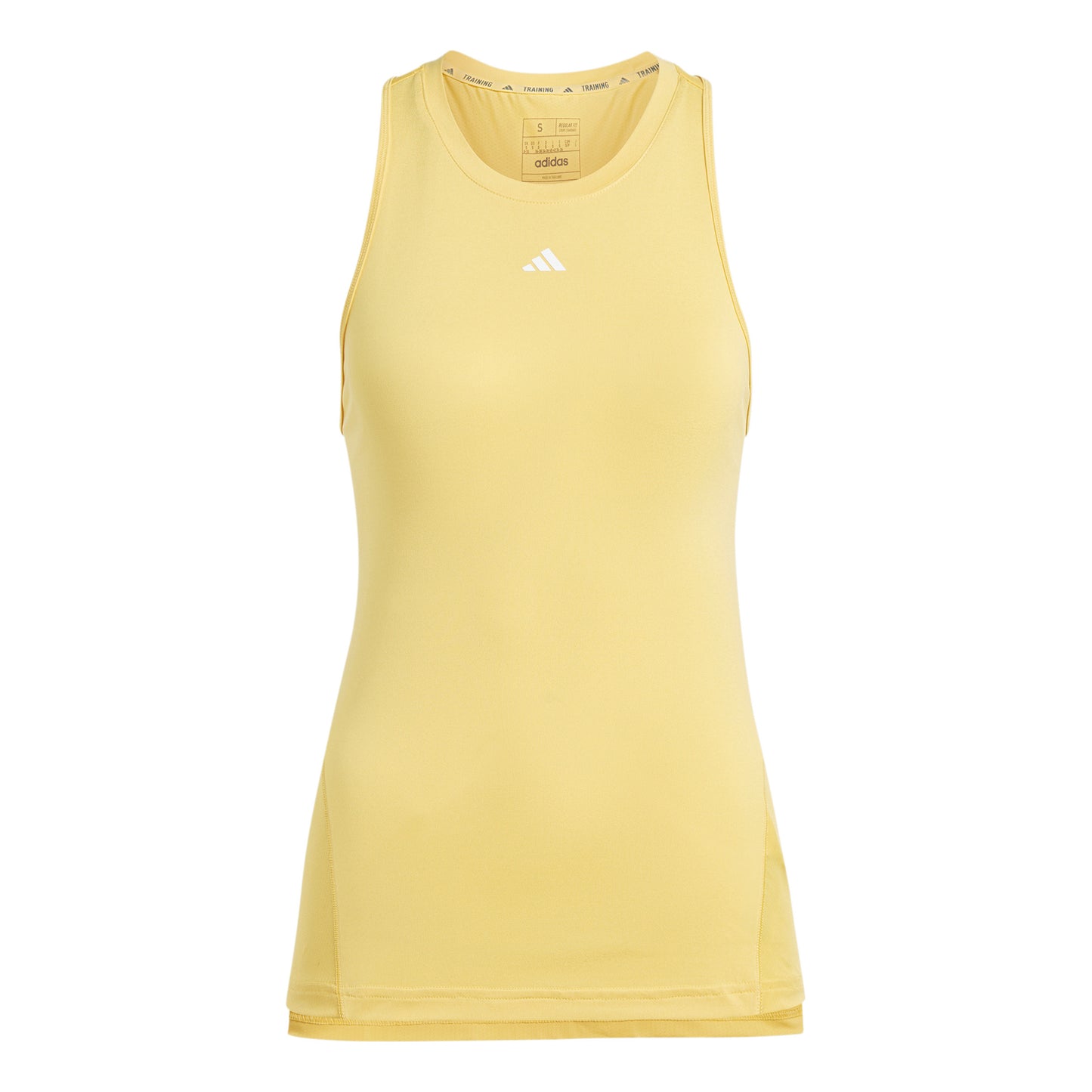 adidas WTR D4T Tanktop Dames - citroengeel,