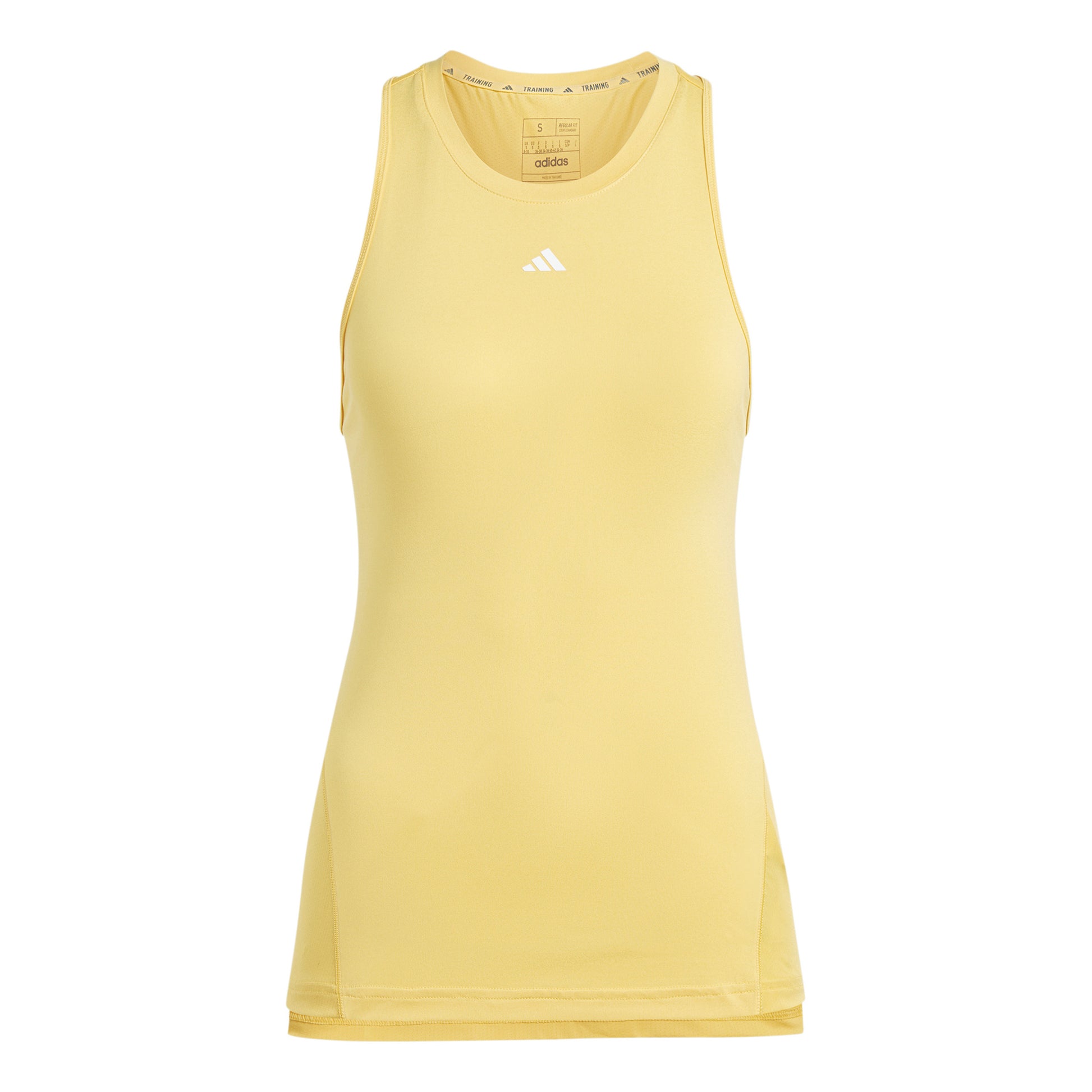adidas WTR D4T Tanktop Dames - citroengeel,