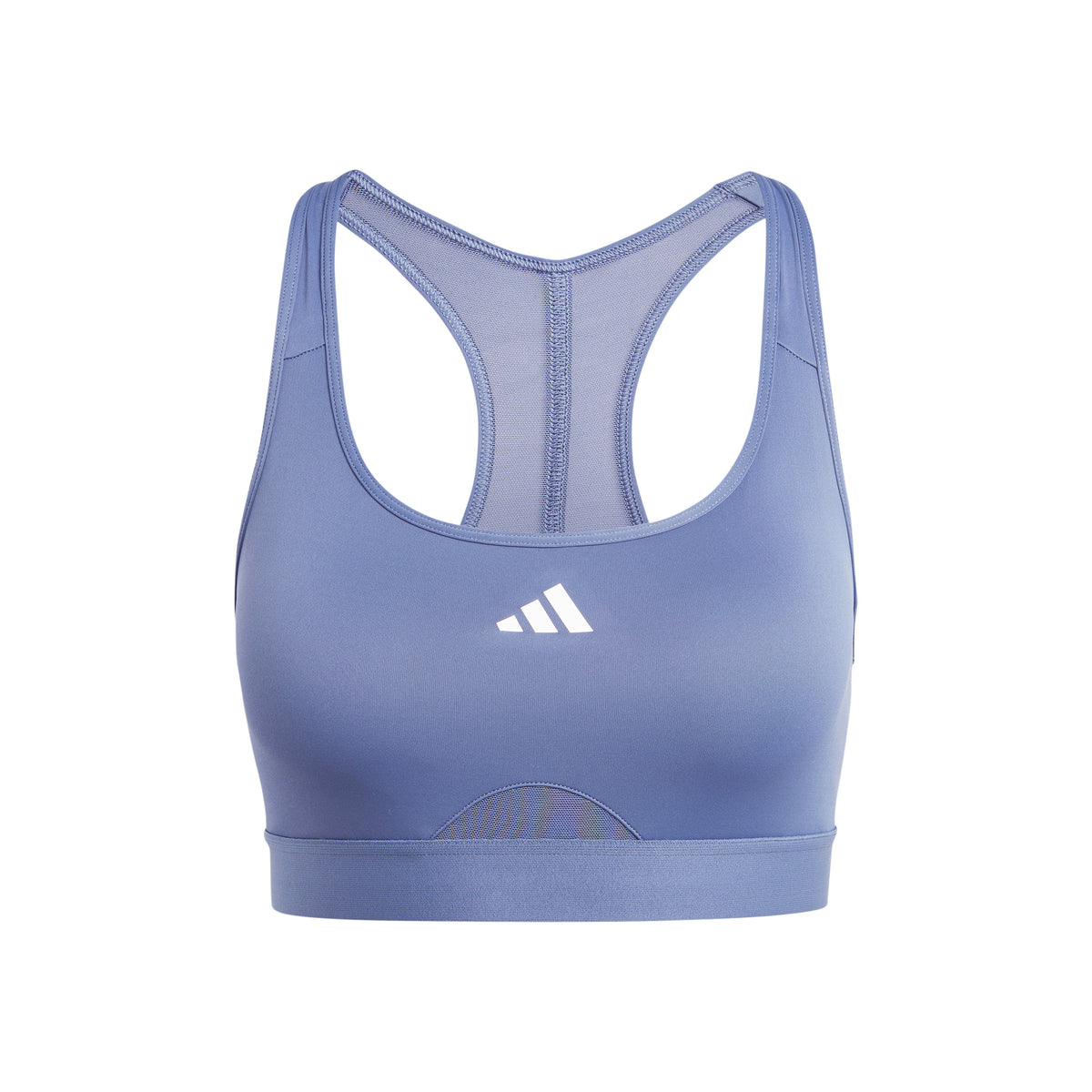 adidas PWRCT Medium Support Soutien-gorge sport Femmes - bleu gris