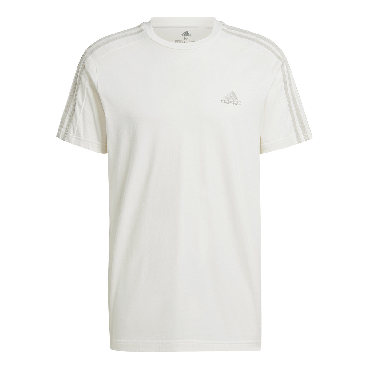 adidas 3Stripes T-shirt Heren - crème