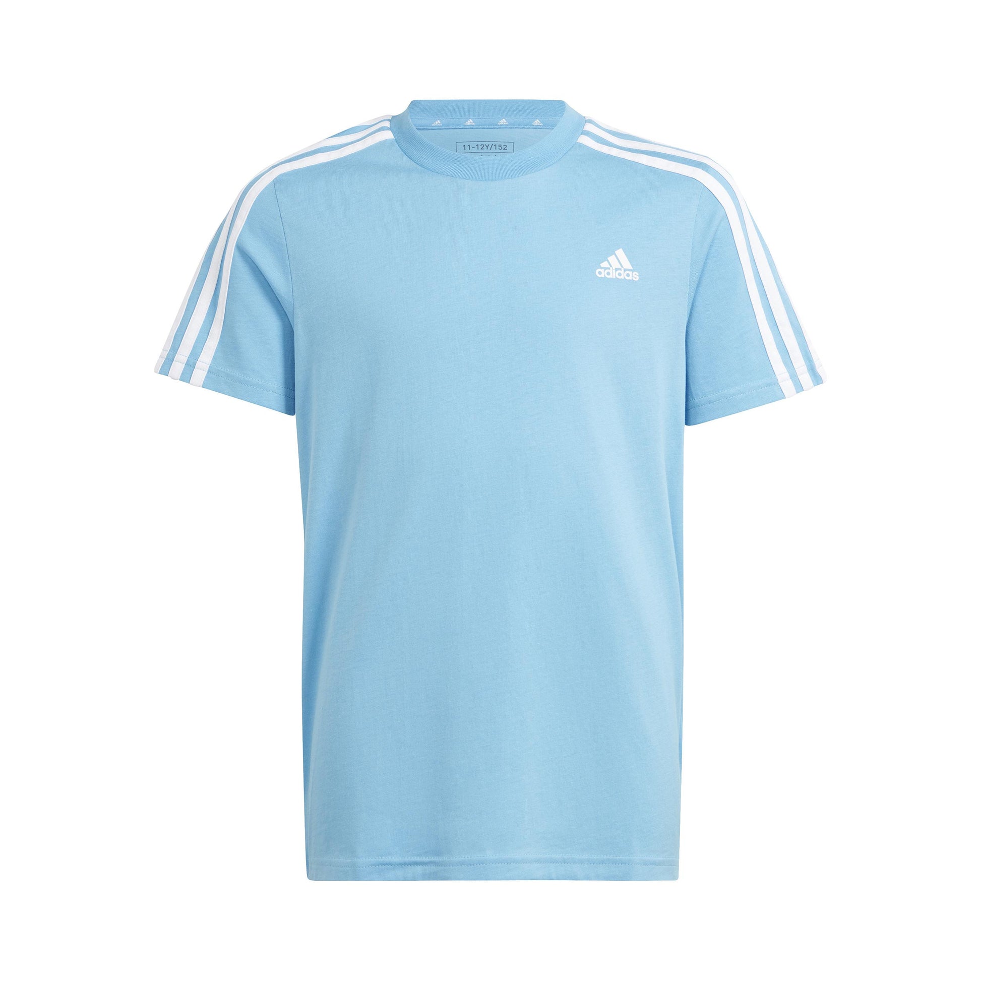 adidas 3Stripes T-shirt Jongens - lichtblauw, wit