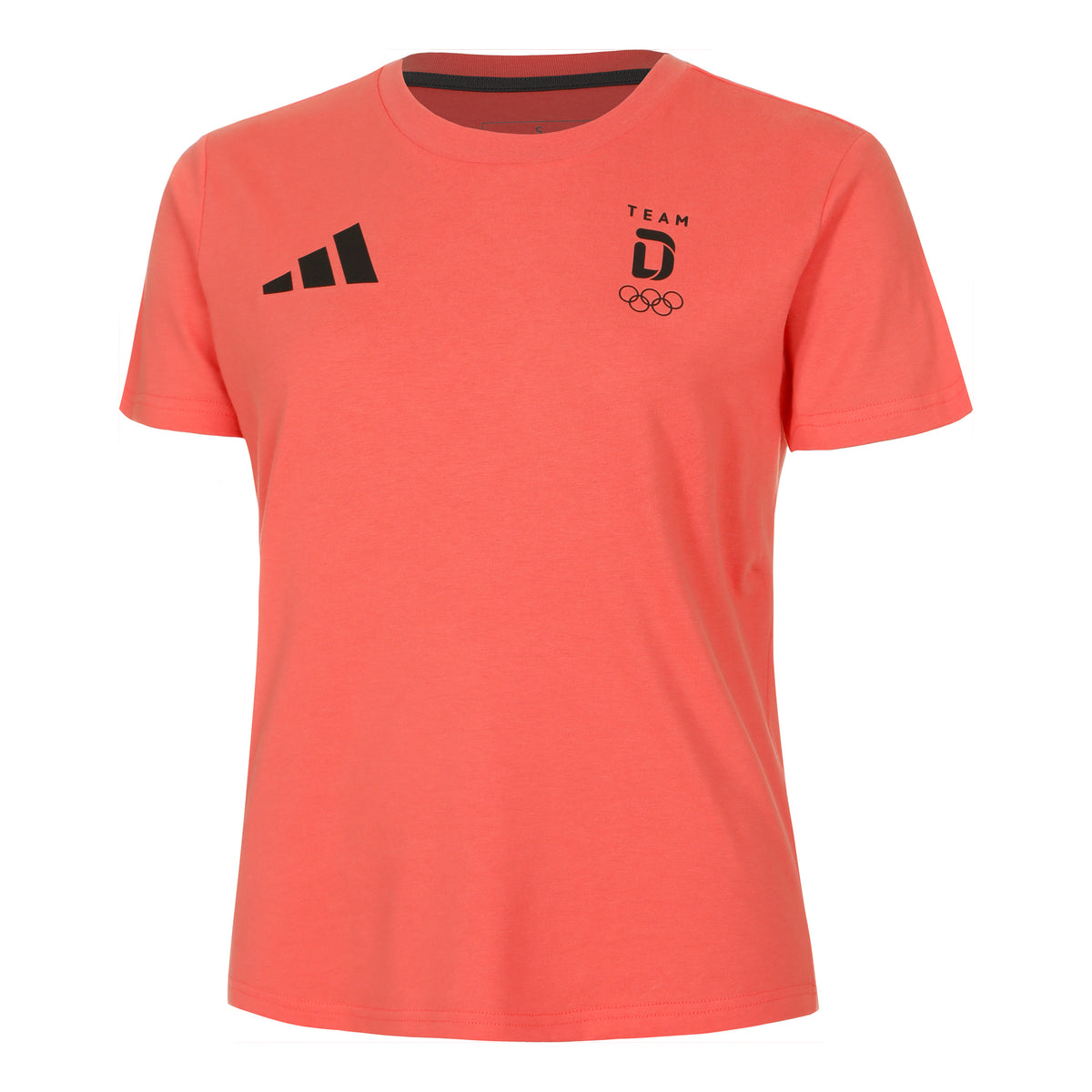 adidas Team Tee T-shirt Femmes - corail,