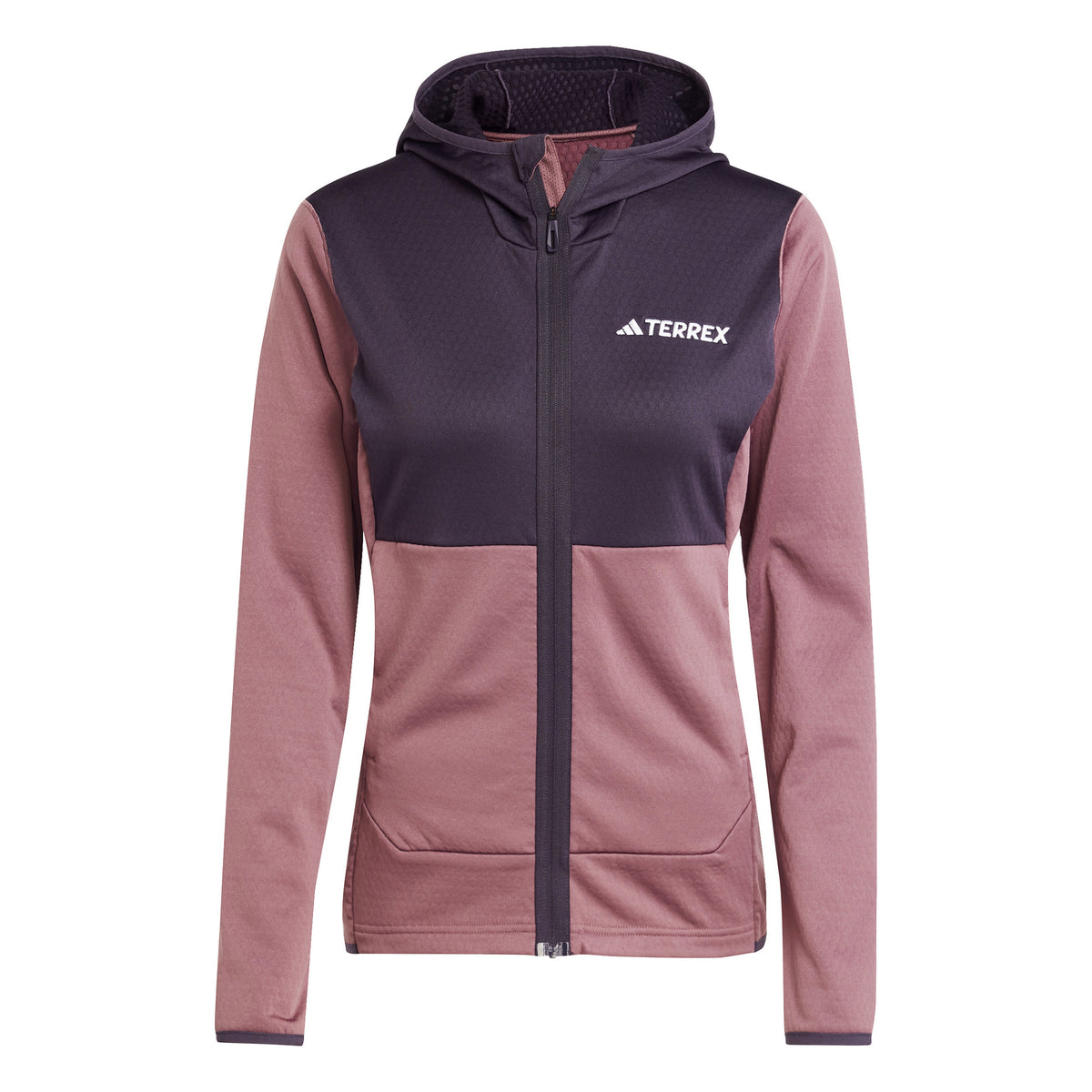 adidas Terrex XPR LT Fleece Hardloopjas Dames - bruin,