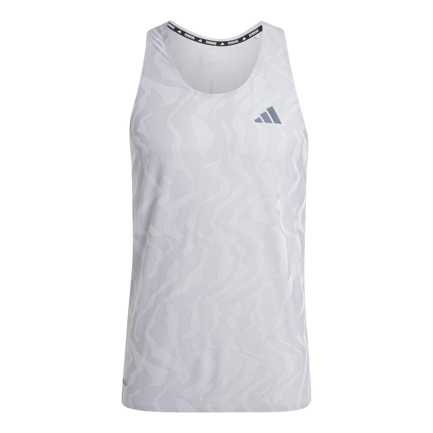 adidas Ultimate Engineered Maillot De Course Hommes-Argent