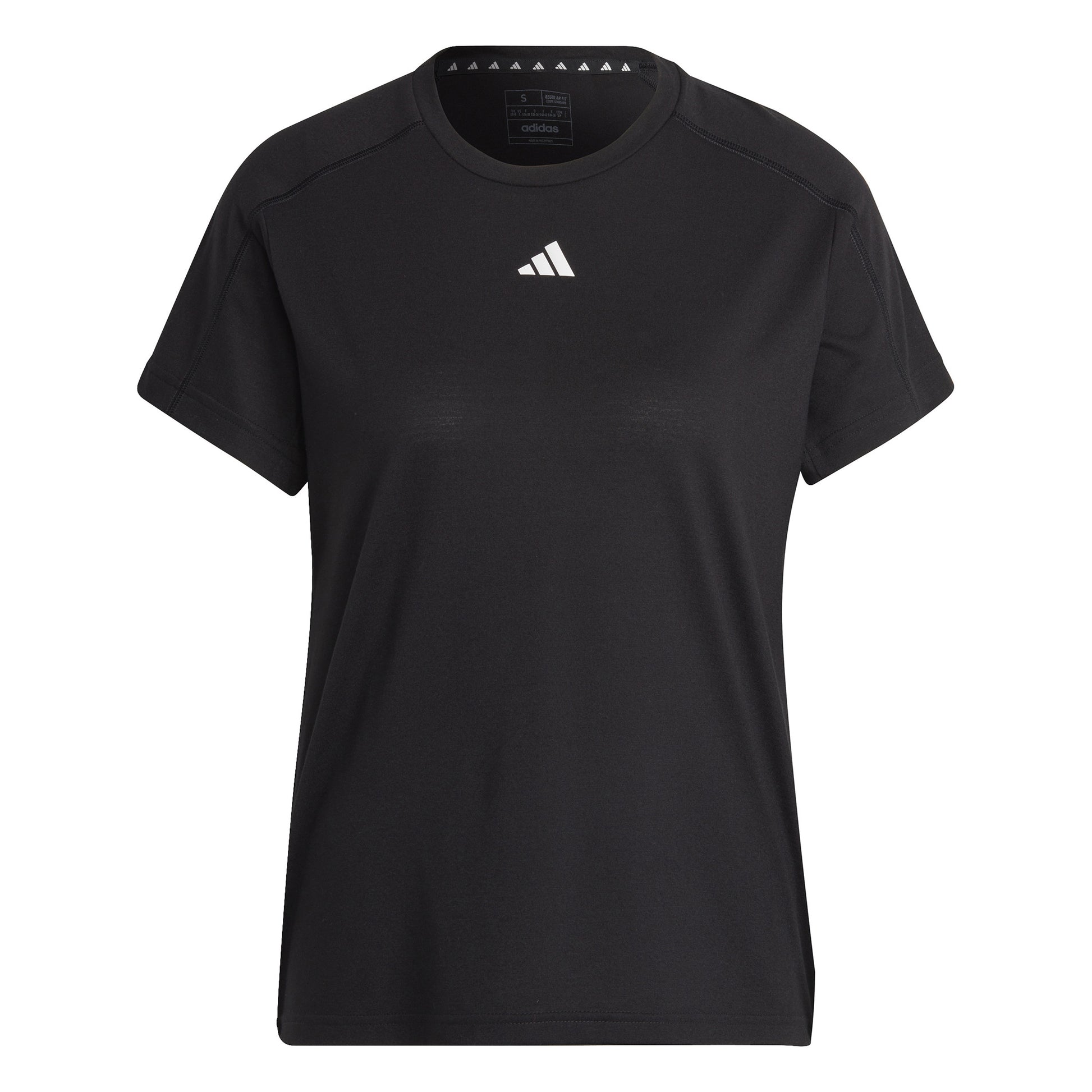 adidas Training Essentials Crew T-shirt Dames-Zwart