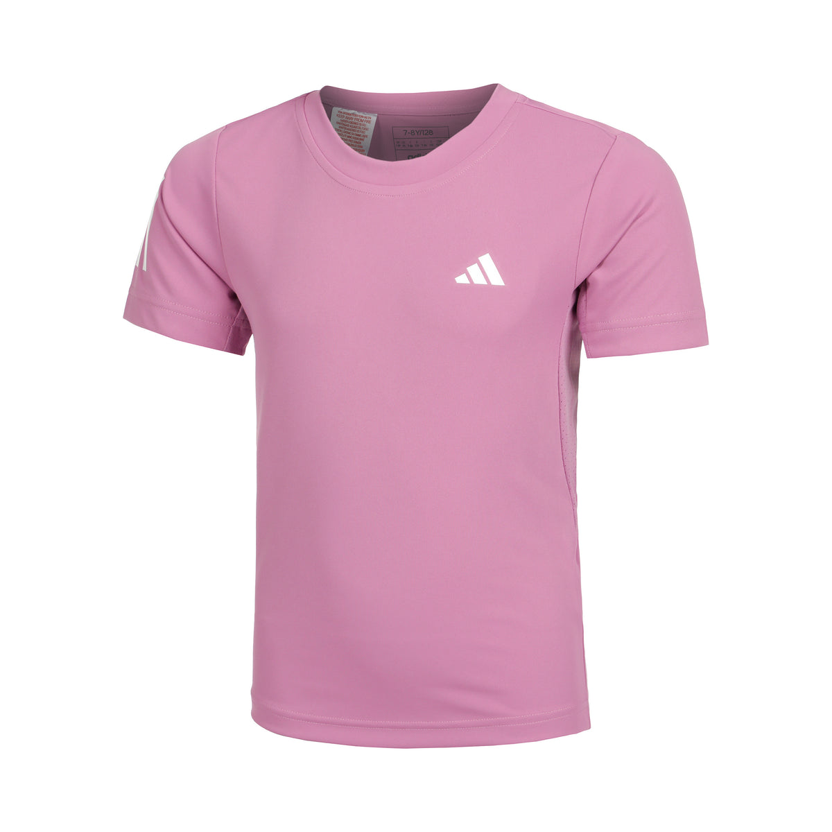 adidas Club 3 Stripes T-shirt Garçons - berry,