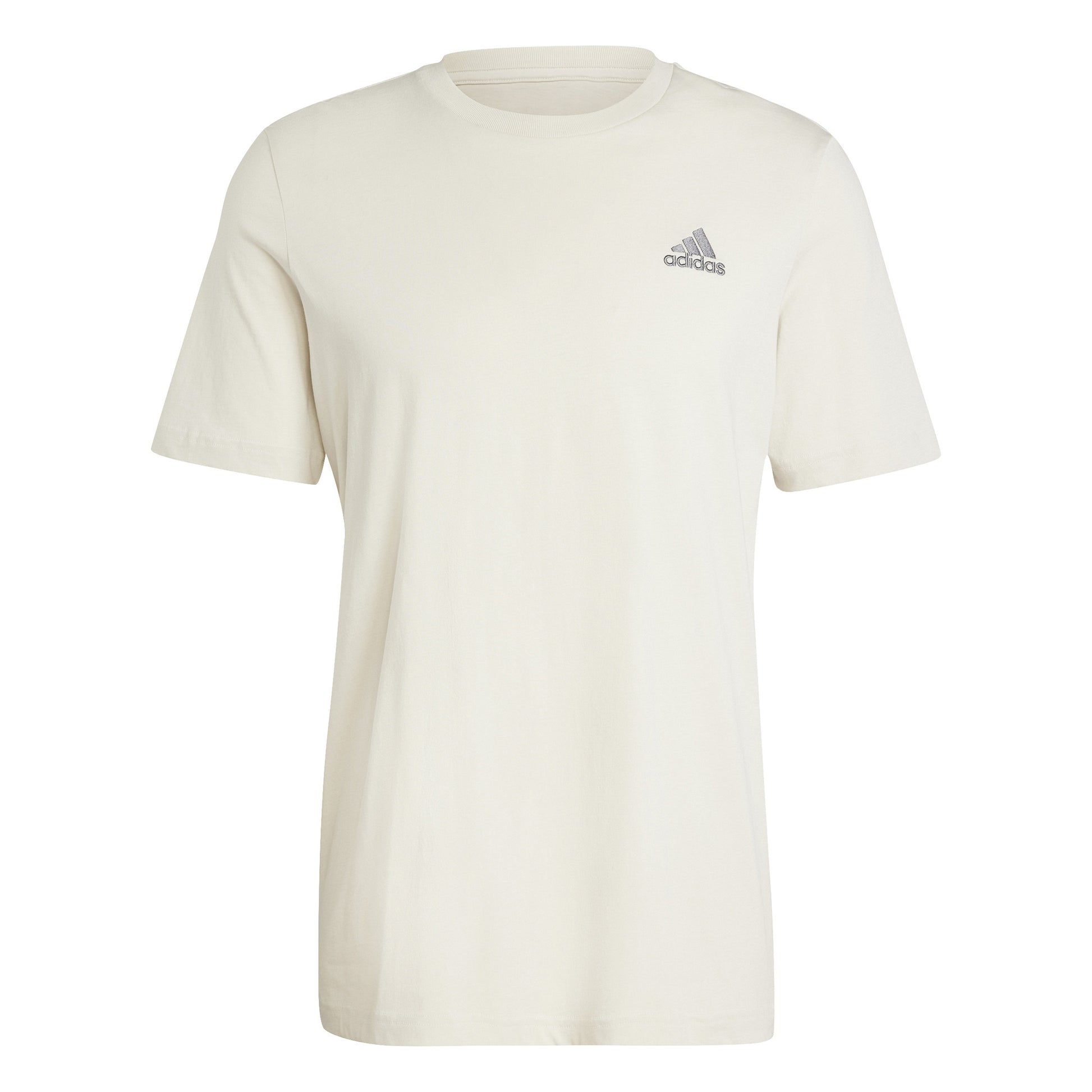 adidas Sleeveless Single Jersey T-shirt Heren - crème, grijs