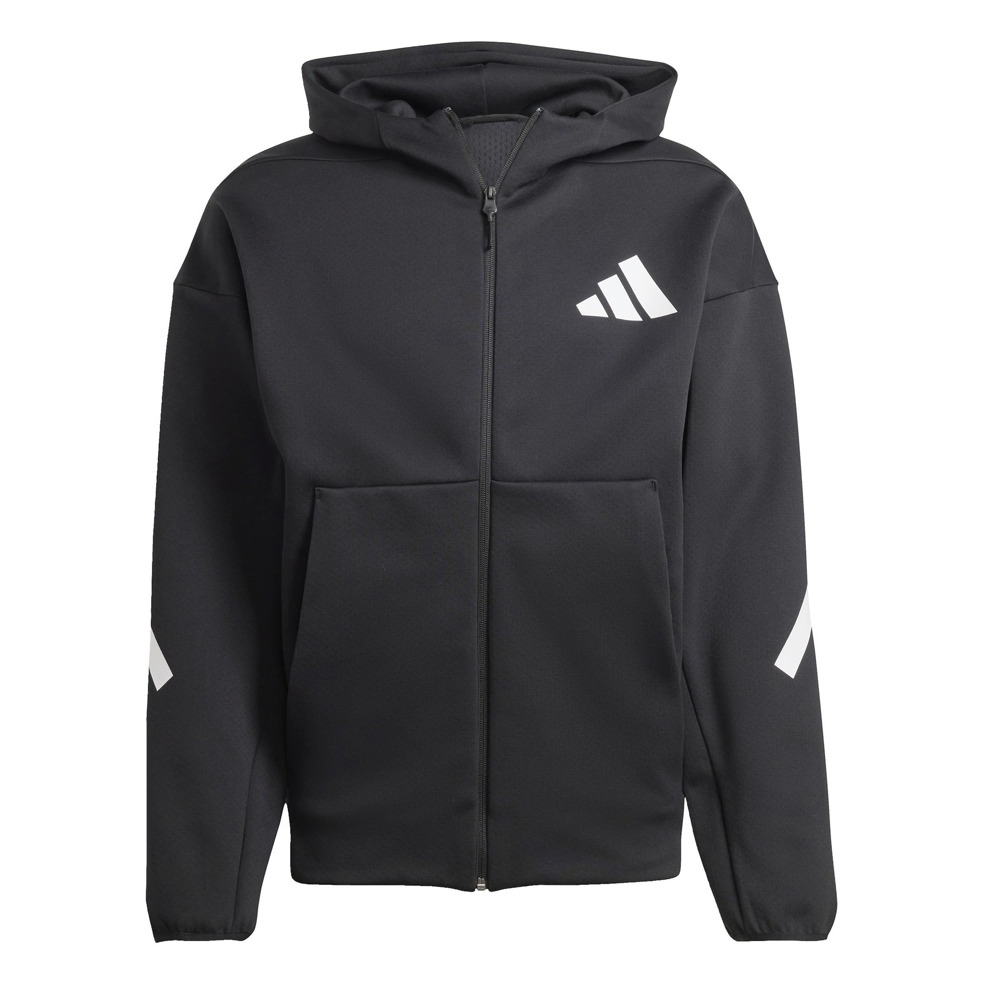 adidas Veste De Survêtement Hommes-Noir,Blanc