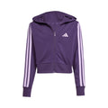3Stripes Full-Zip Crop Trainingsjack Meisjes - paars, mauve