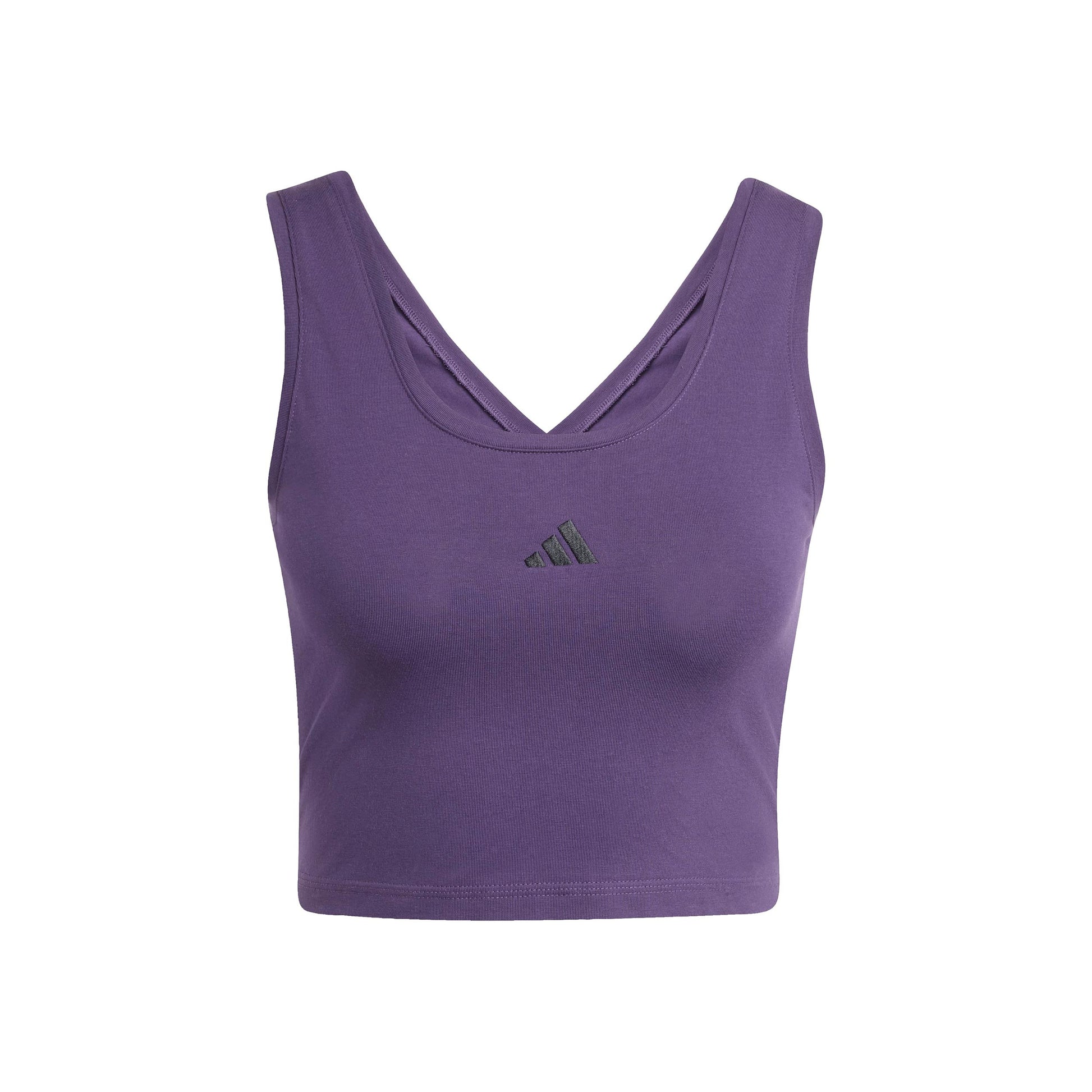 adidas Essentials Small Logo Tanktop Dames-paars