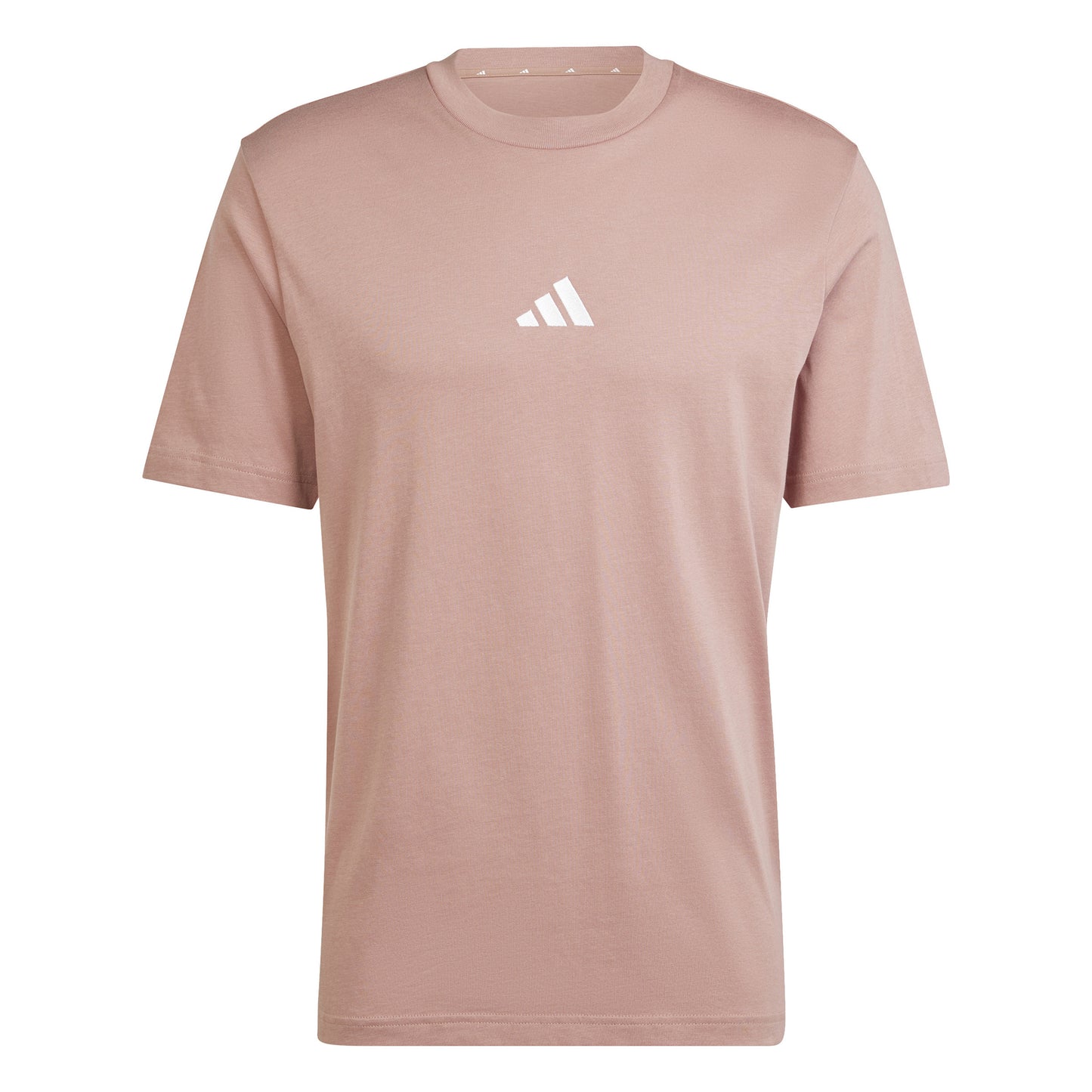 adidas Essentials Small Logo T-shirt Heren - oud roze,