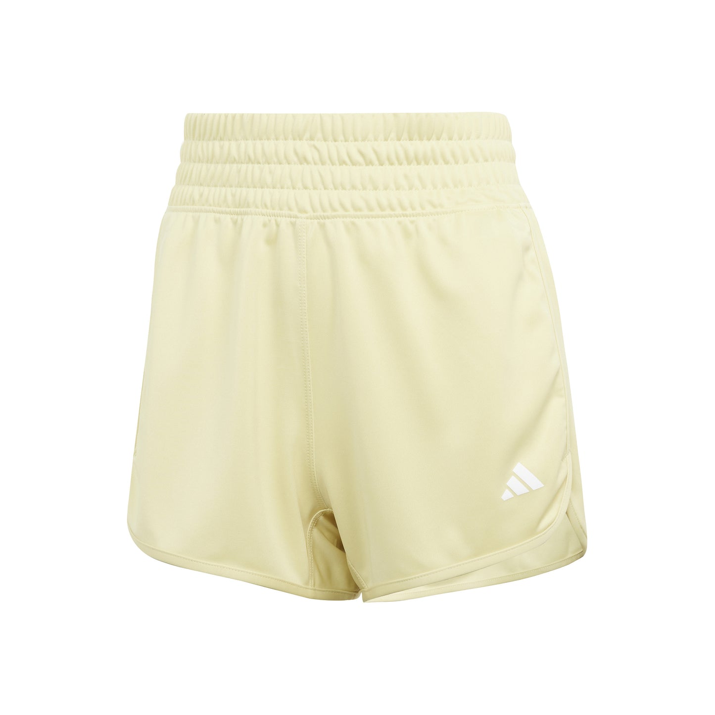 adidas Pacer Knit High 3in Shorts Femmes-Jaune