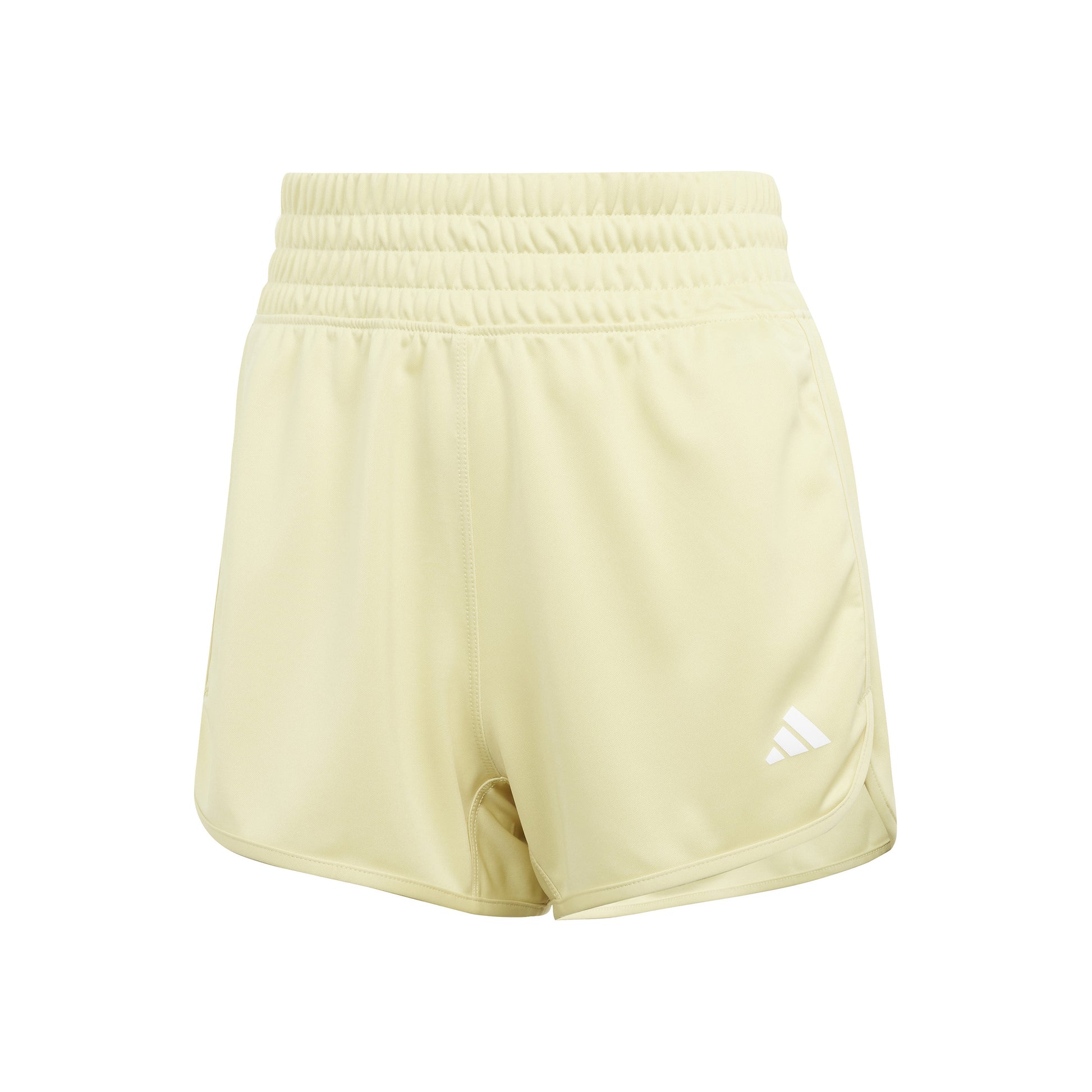 adidas Pacer Knit High 3in Shorts Femmes-Jaune