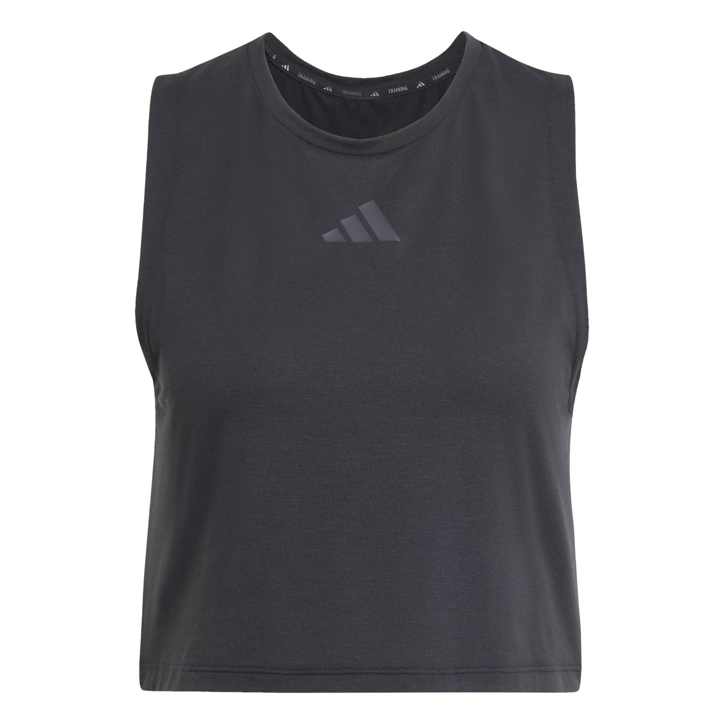 adidas Power 3 Stripes Boxy Tanktop Dames-Zwart
