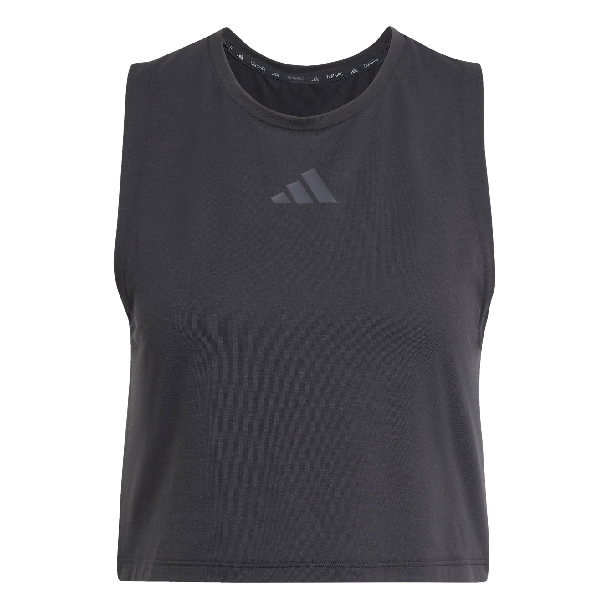 adidas Power 3 Stripes Boxy Tanktop Dames-Zwart