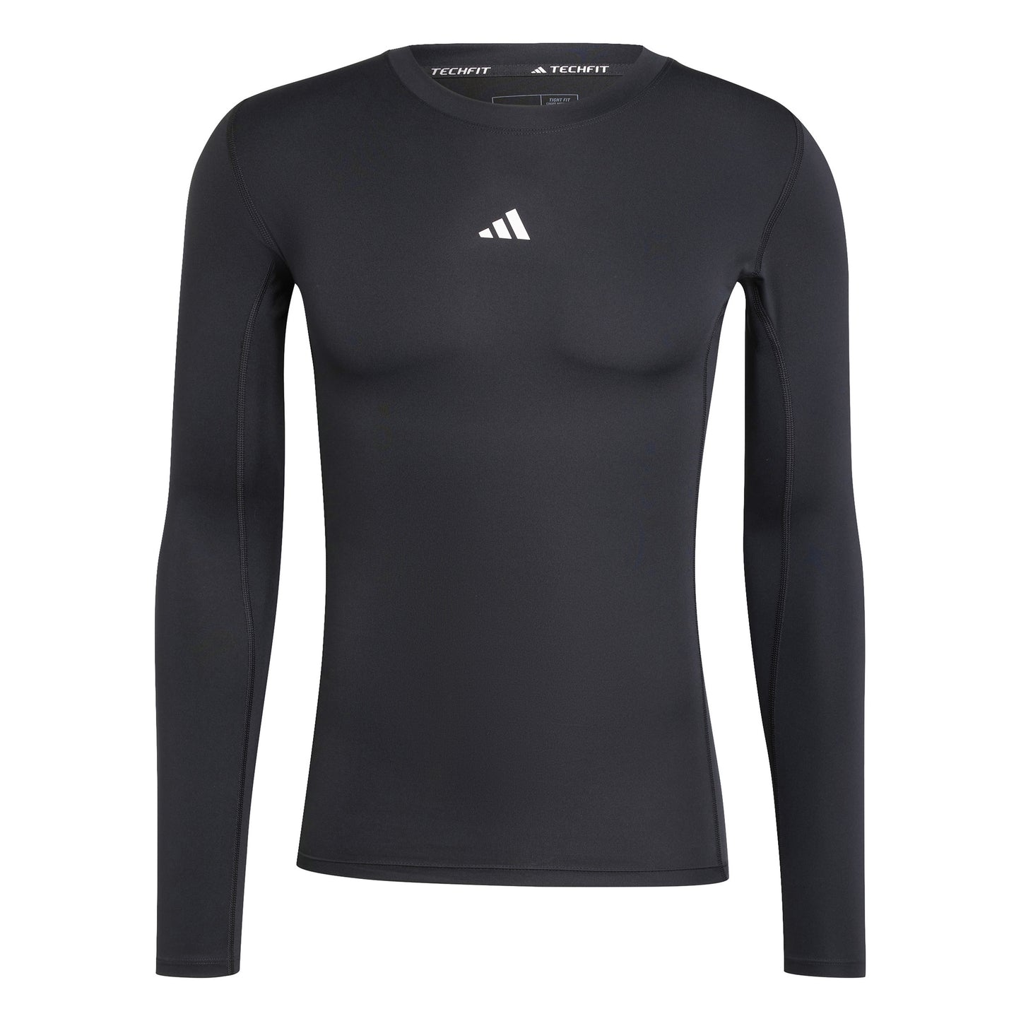 adidas TechFit Longsleeve Heren-Zwart