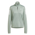 Own the Run Half-Zip Longsleeve Dames - salie,