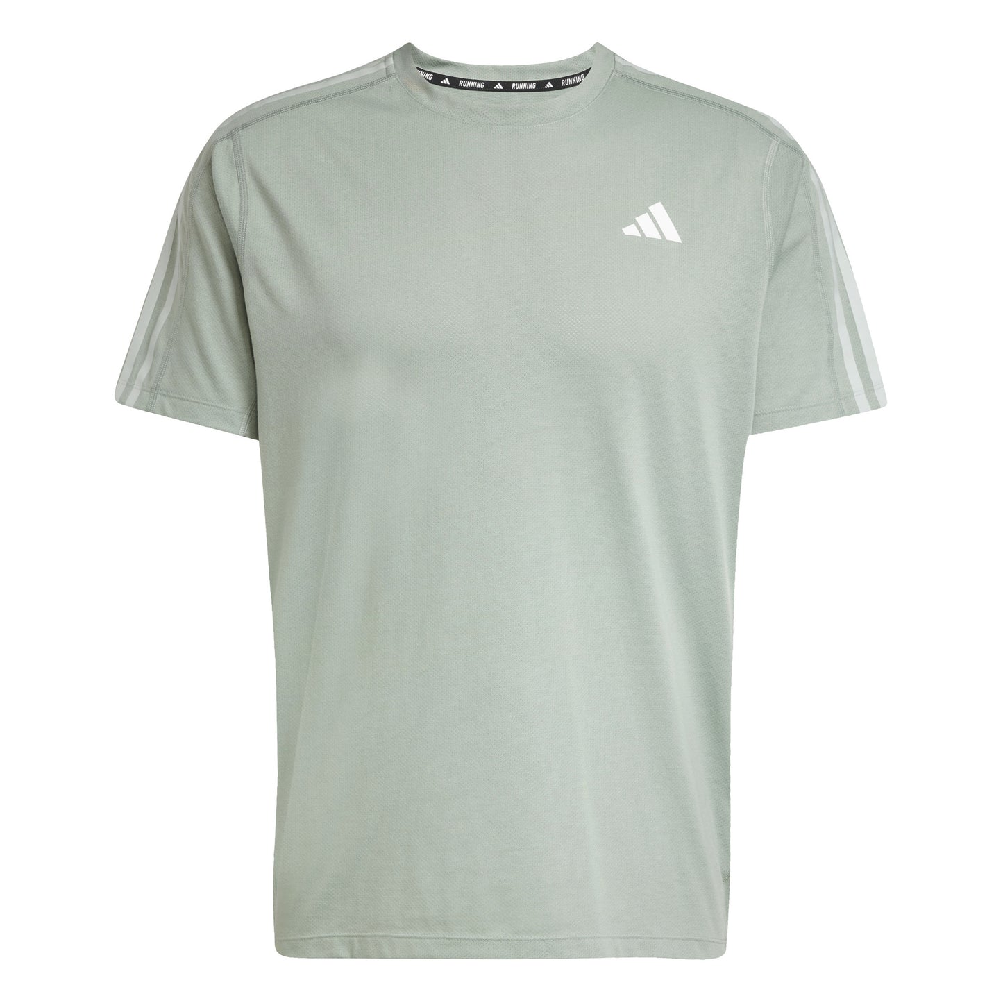 adidas Own The Run 3S Maillot De Course Hommes-Sauge, Blanc
