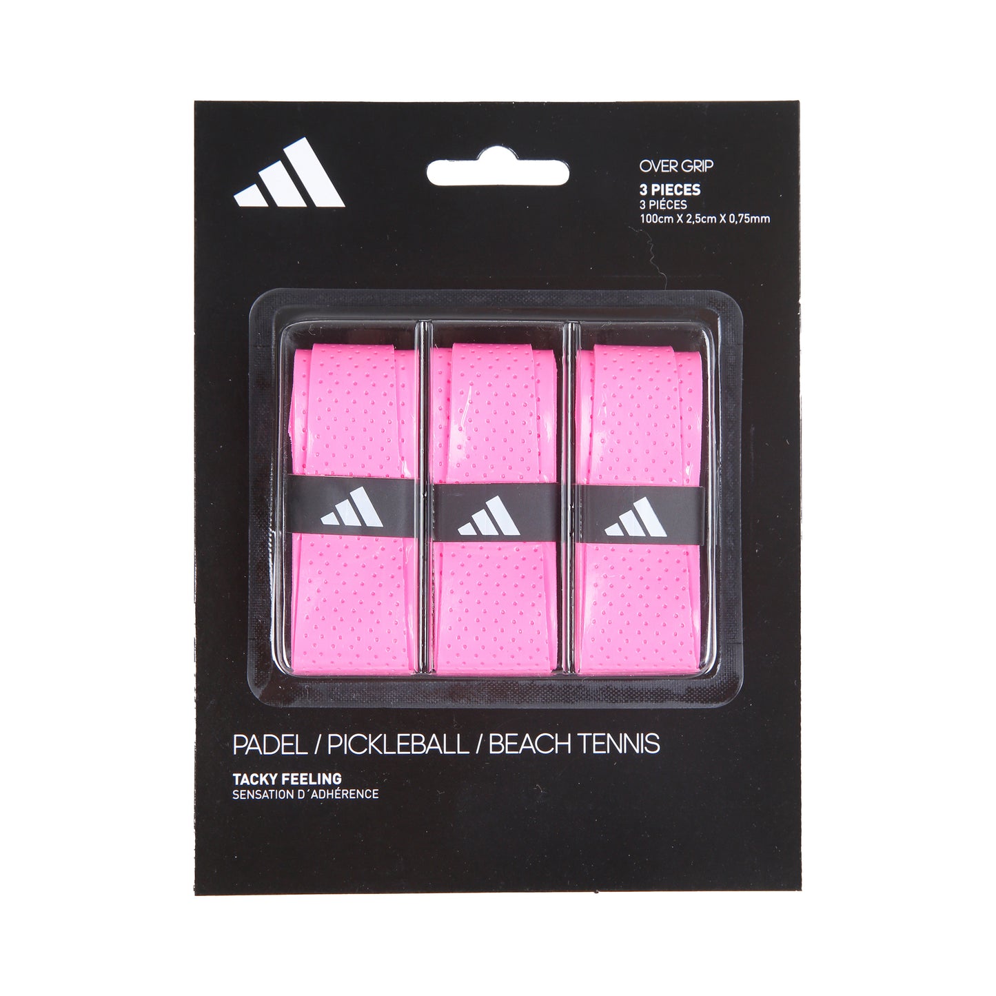 adidas Padel Overgrip Verpakking 3 Stuks-Pink