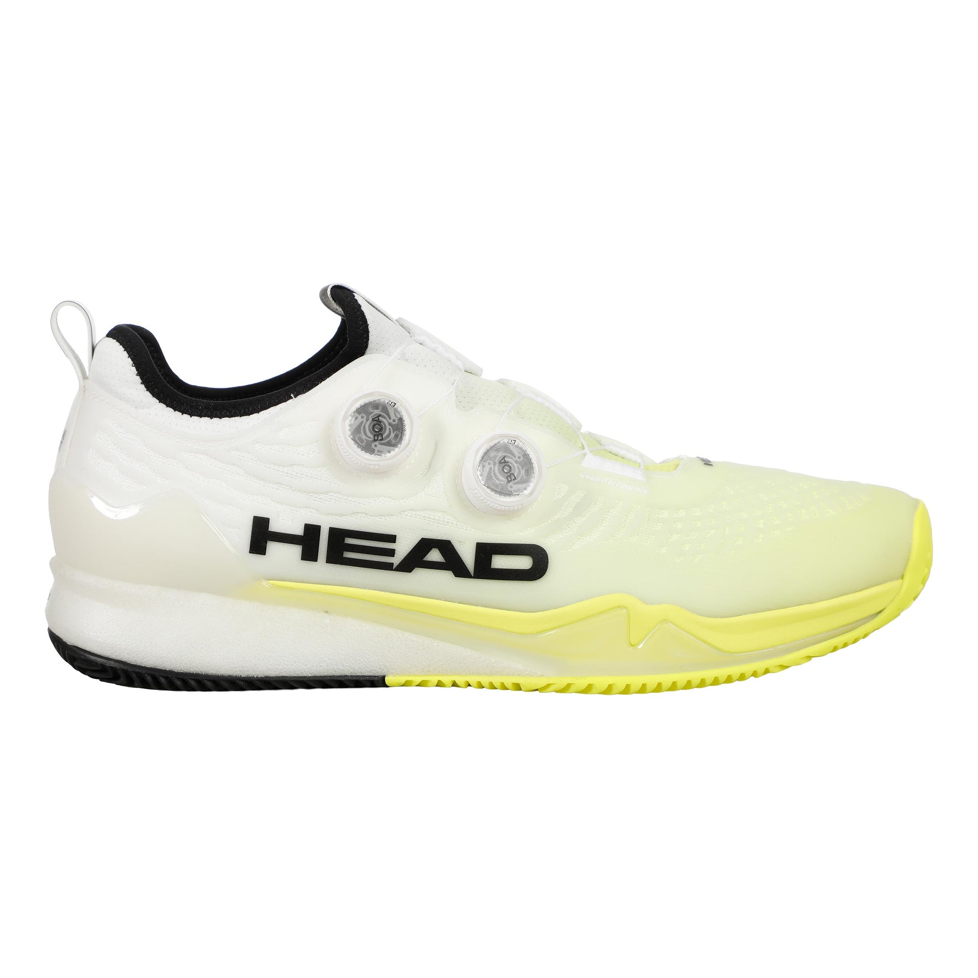 HEAD Endure Pro BOA Chaussure Terre Battue Hommes-Blanc,Jaune