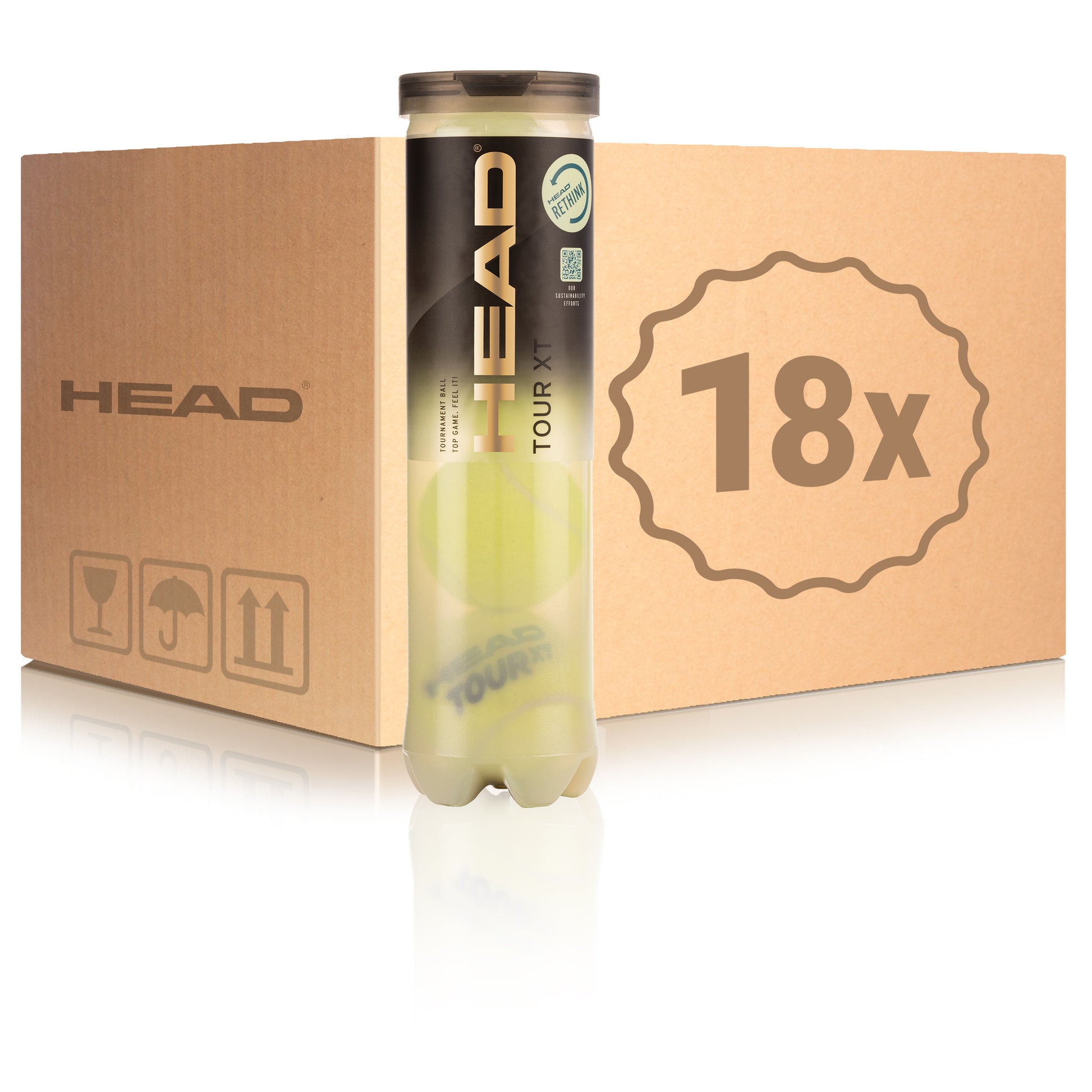 HEAD 18 tubes de 4 Tour XT En carton
