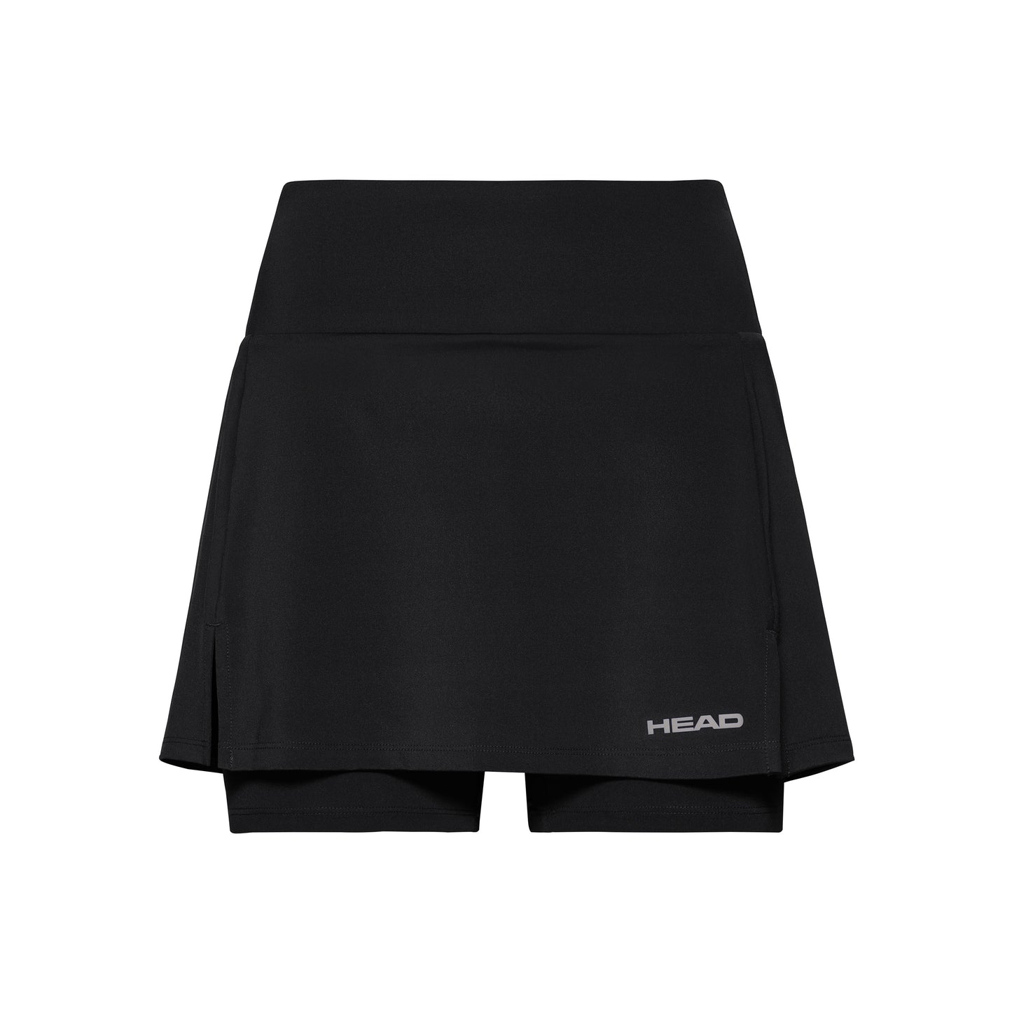 HEAD Club Basic Long Rok Dames-Zwart,Zilver