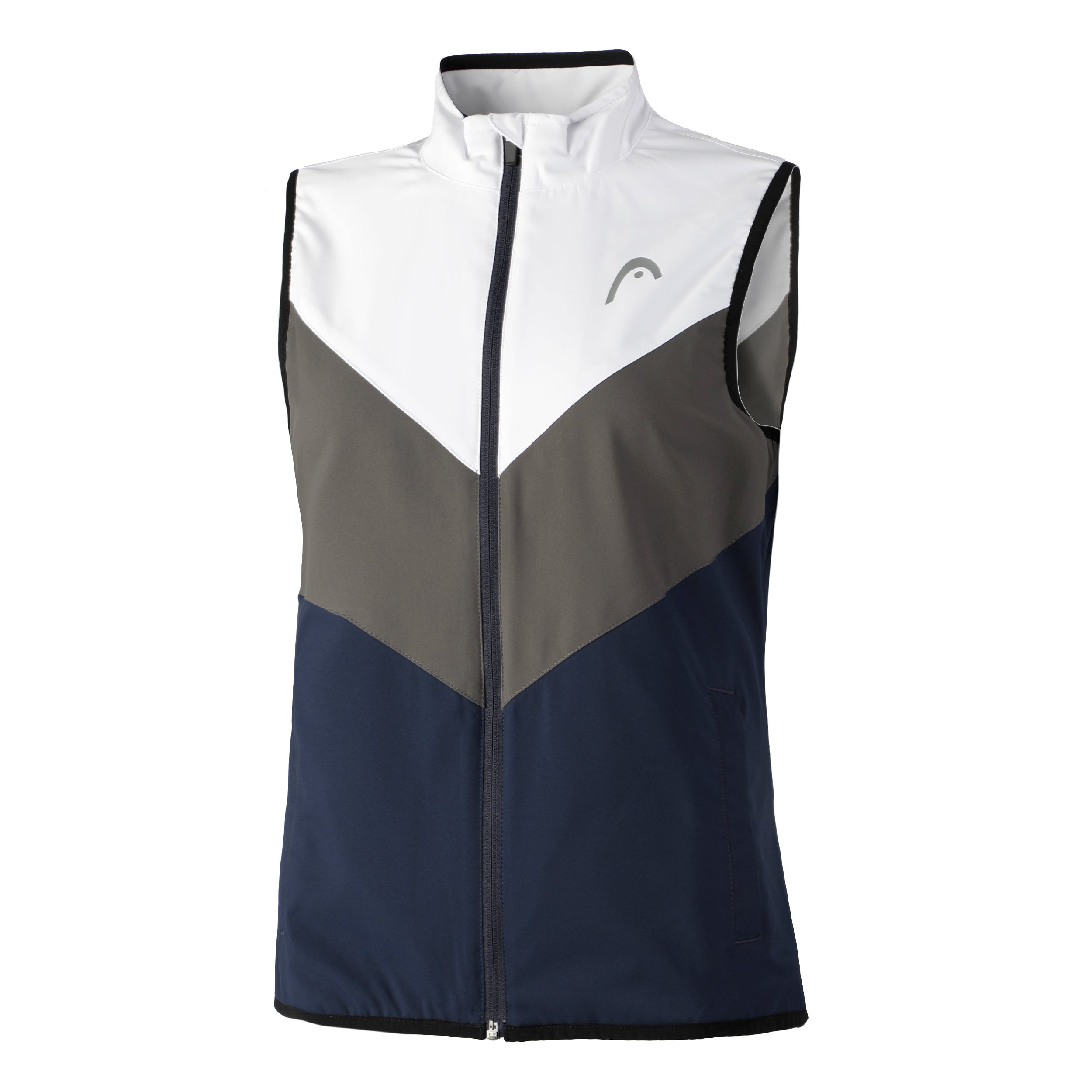 HEAD Club Vest Dames-Blauw,Wit