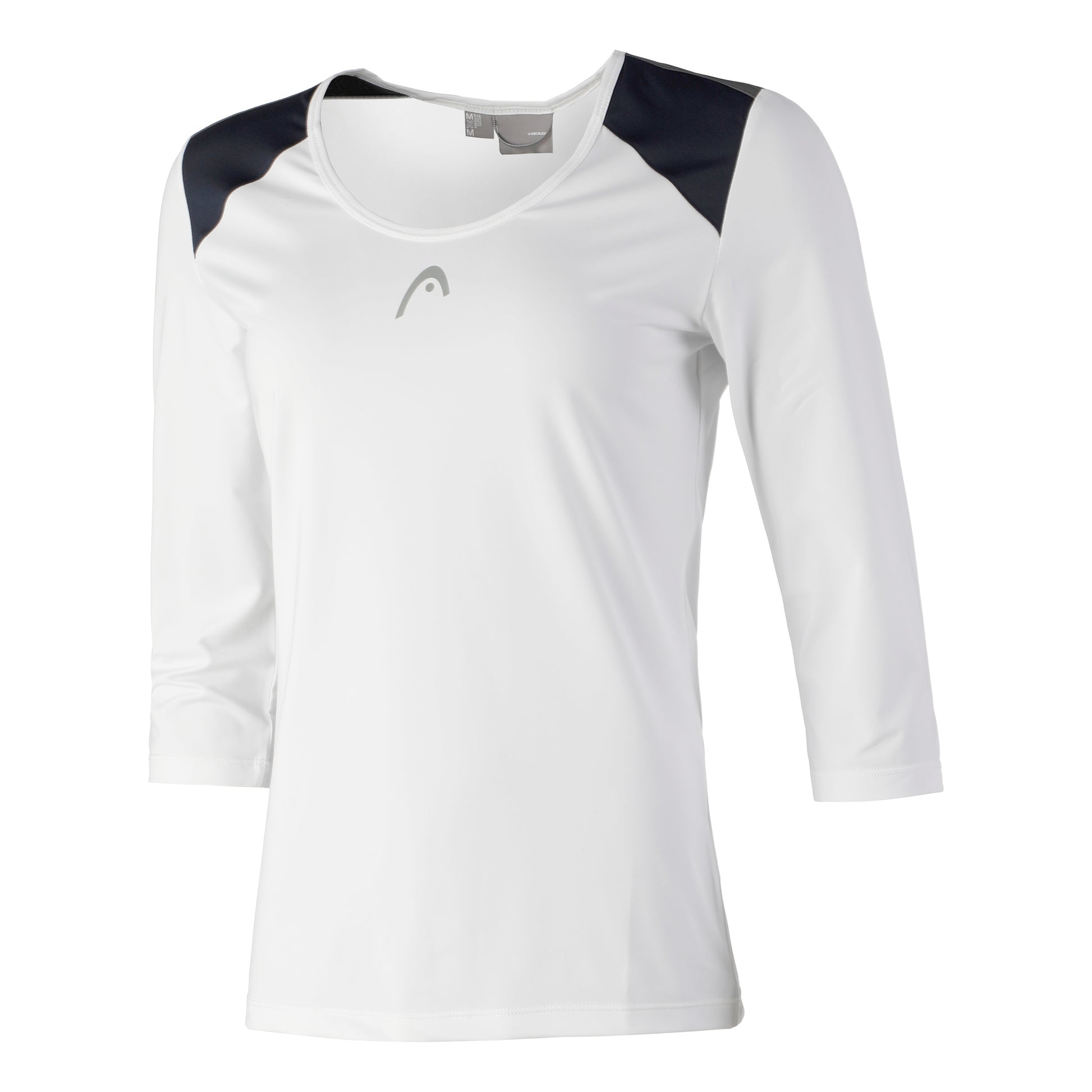 HEAD Club T-shirt Dames-Wit,Blauw