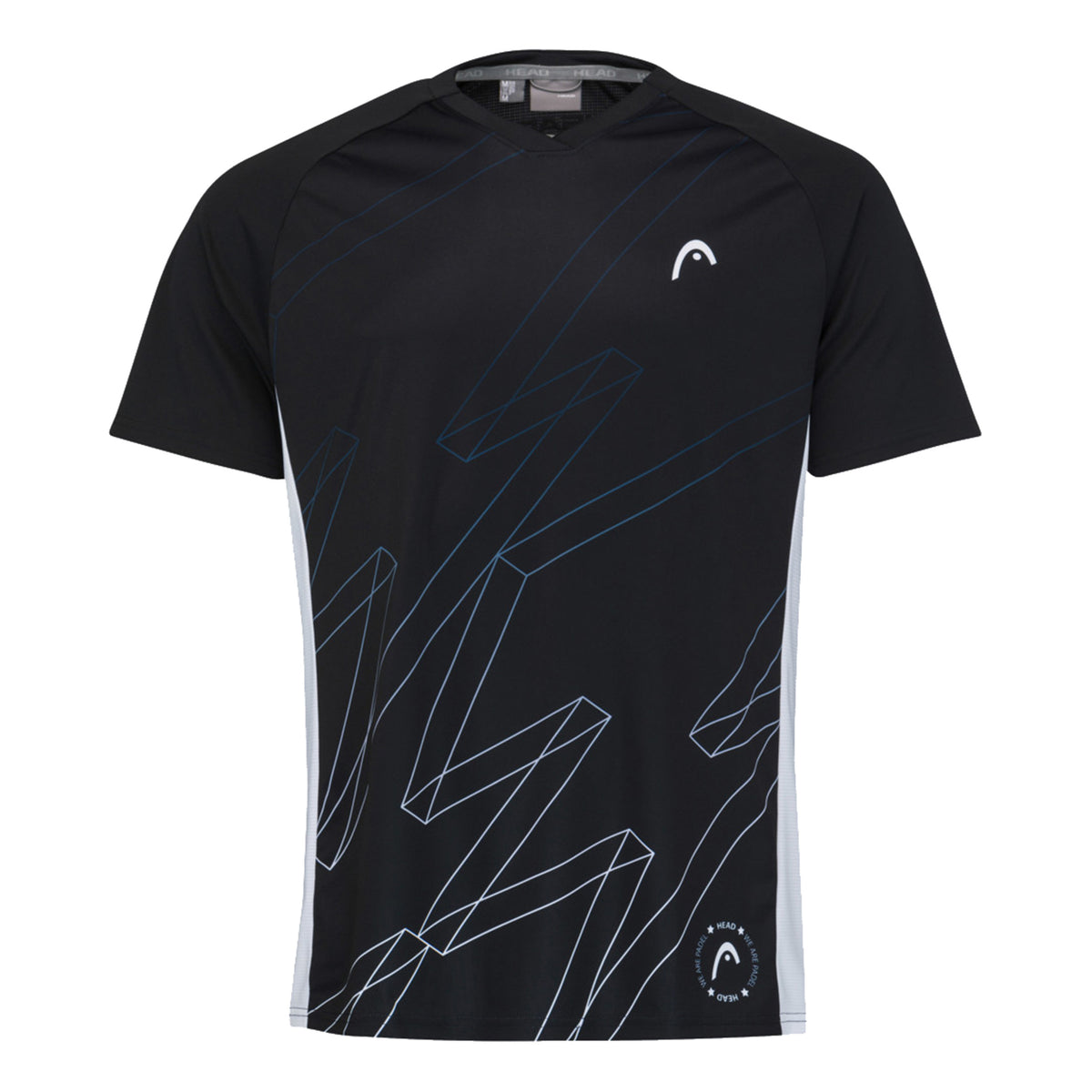 HEAD Play Tech T-shirt Hommes - noir, blanc