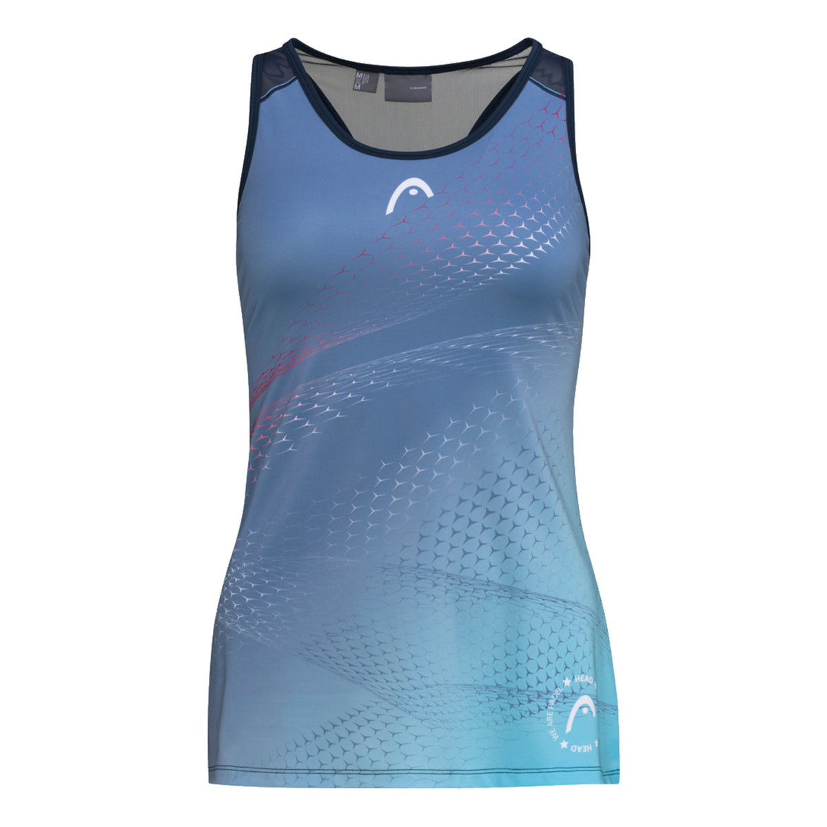 HEAD Play Tech Tanktop Dames - lichtblauw, wit