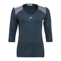 Club 22 T-shirt Dames - donkerblauw,