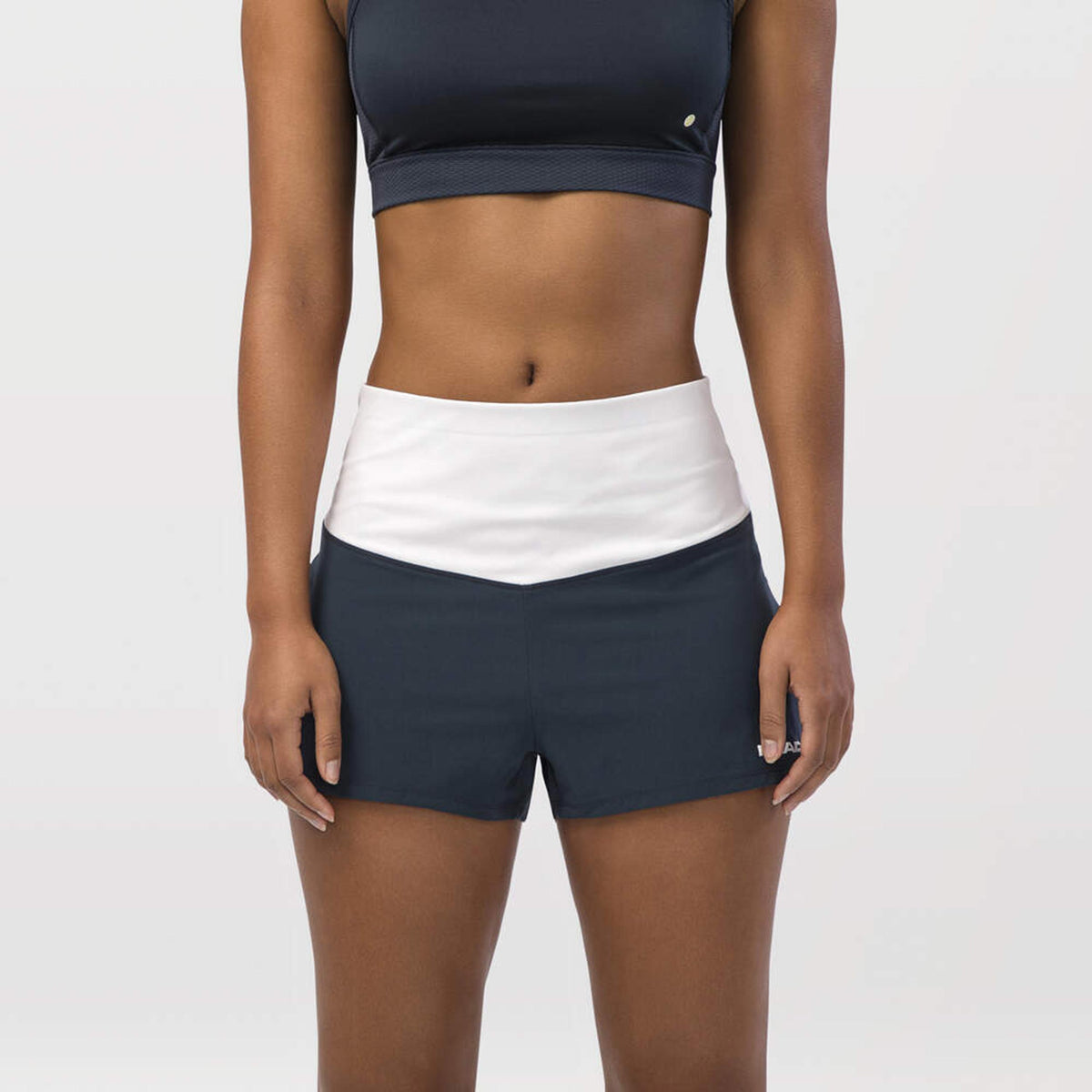 HEAD Dynamic Shorts Dames - donkerblauw, wit