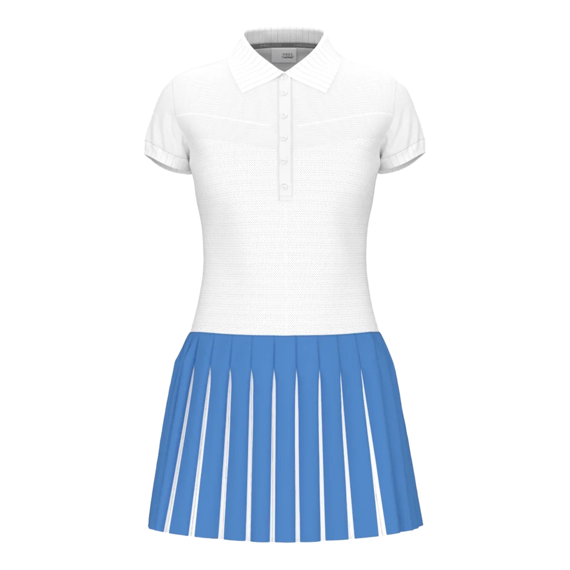 HEAD Vogue Robe Femmes - blanc, bleu