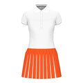 Vogue Robe Femmes - blanc, orange