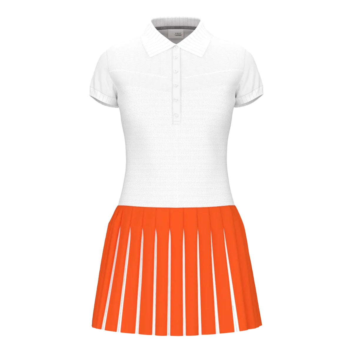 HEAD Vogue Jurk Dames - wit, oranje