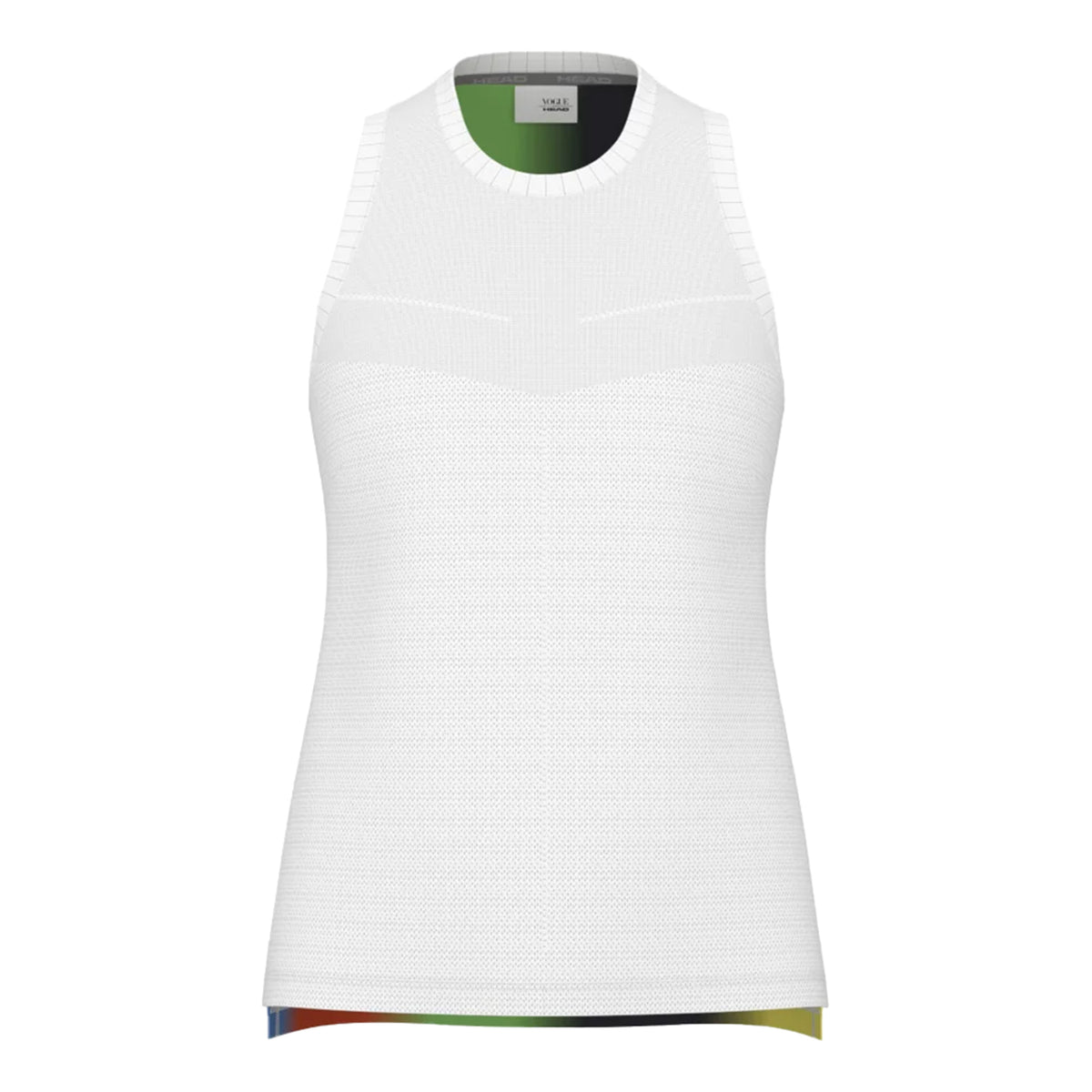 HEAD Vogue Tanktop Dames - wit, veelkleurig