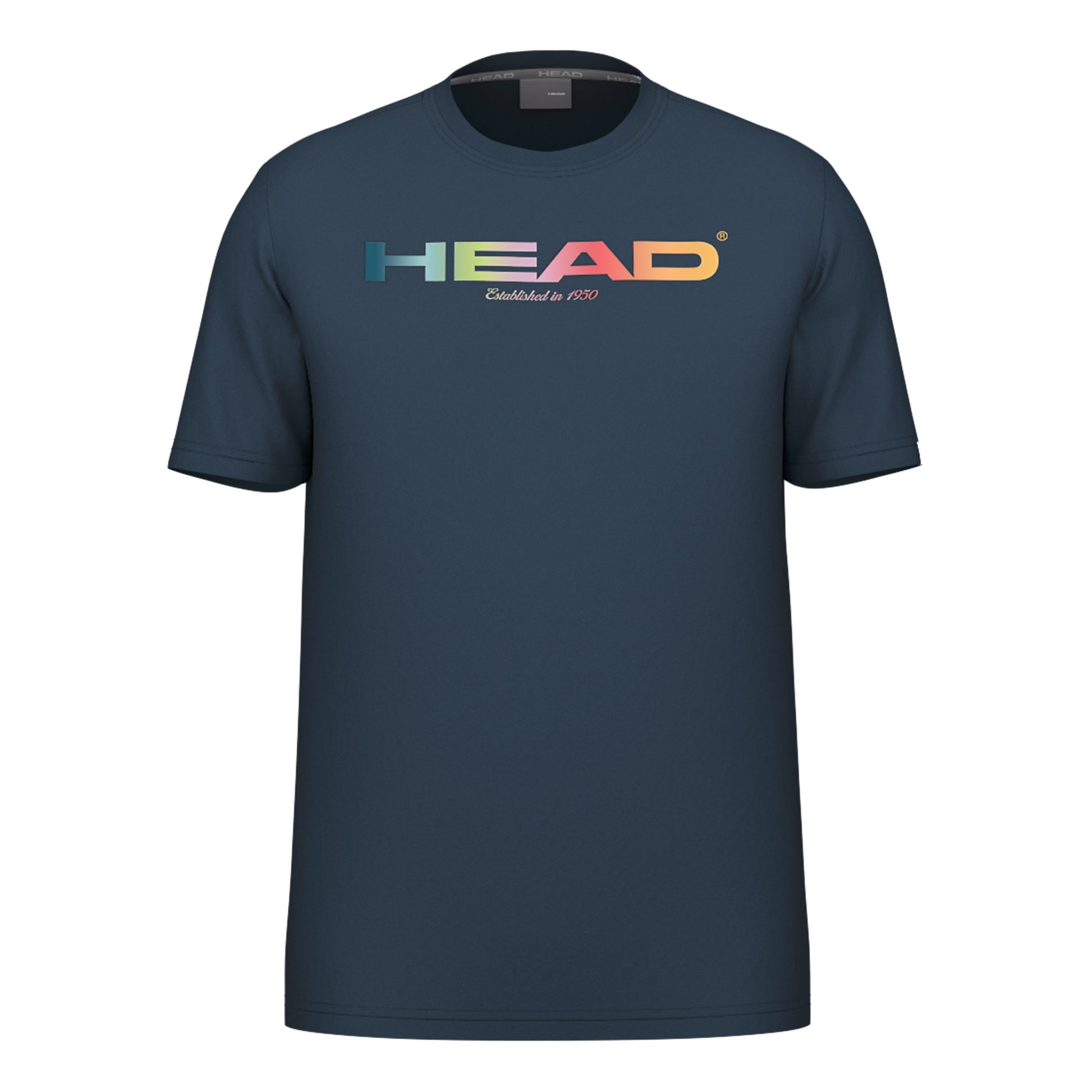 HEAD Vision Rainbow T-shirt Heren - donkerblauw,
