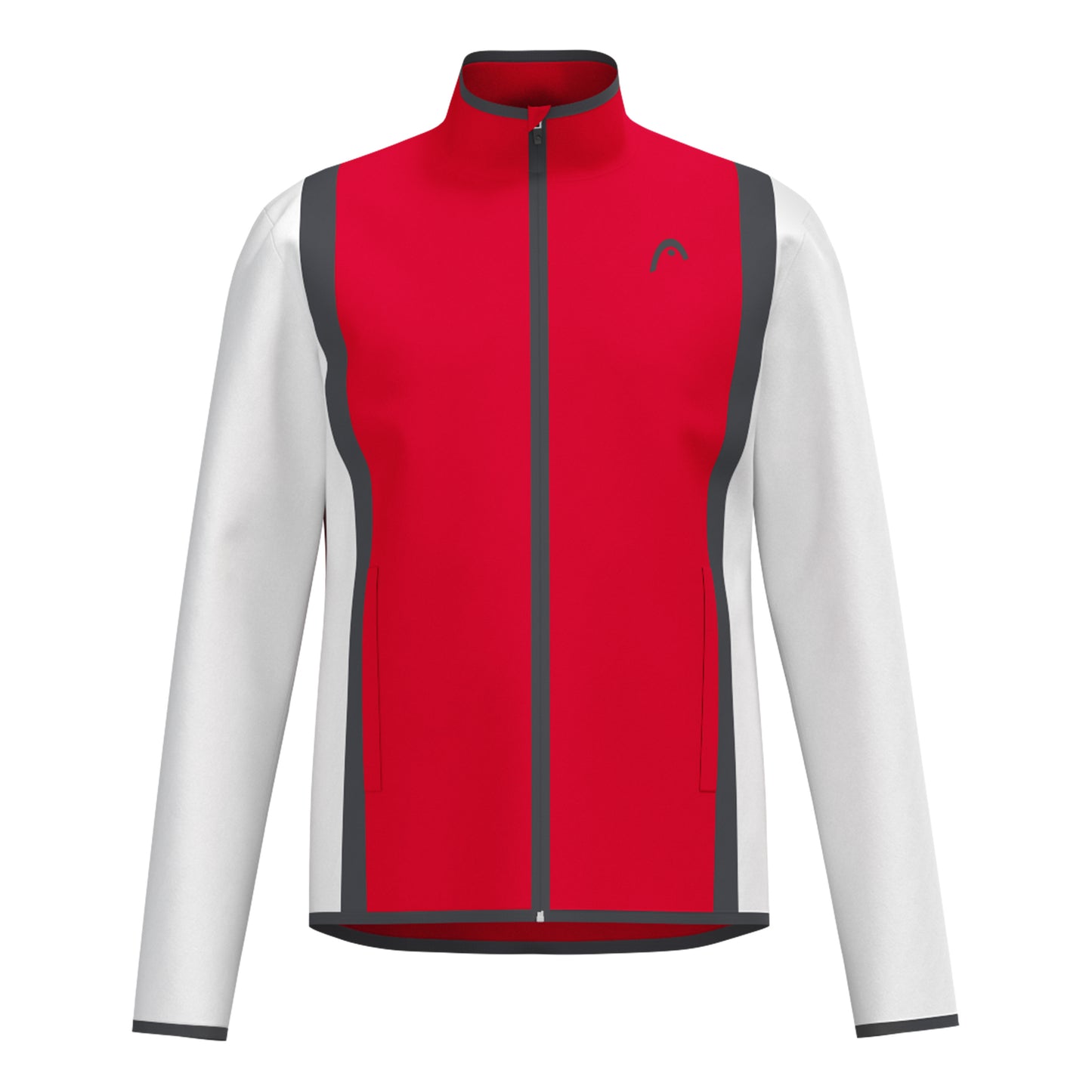 HEAD Club 25 Jacket Men Trainingsjack Heren-Rood,Wit