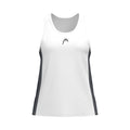 Tanktop Meisjes-Donkerblauw,Wit