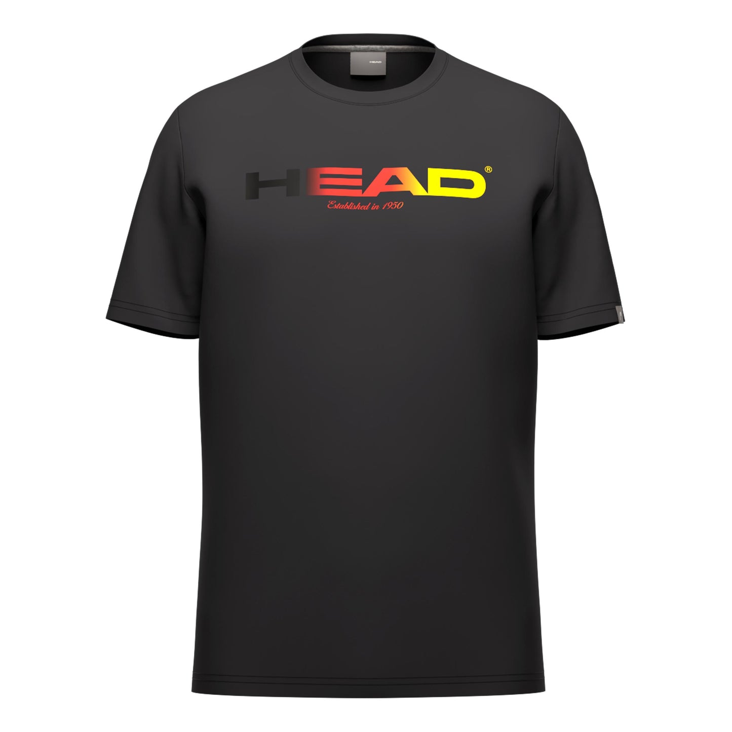 HEAD DTB Rainbow T-shirt Heren-zwart