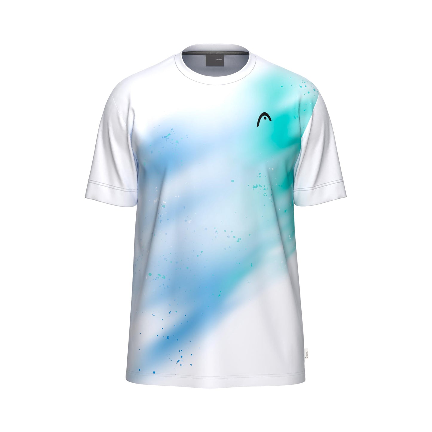 HEAD Topspin T-shirt Jongens - turkoois, wit