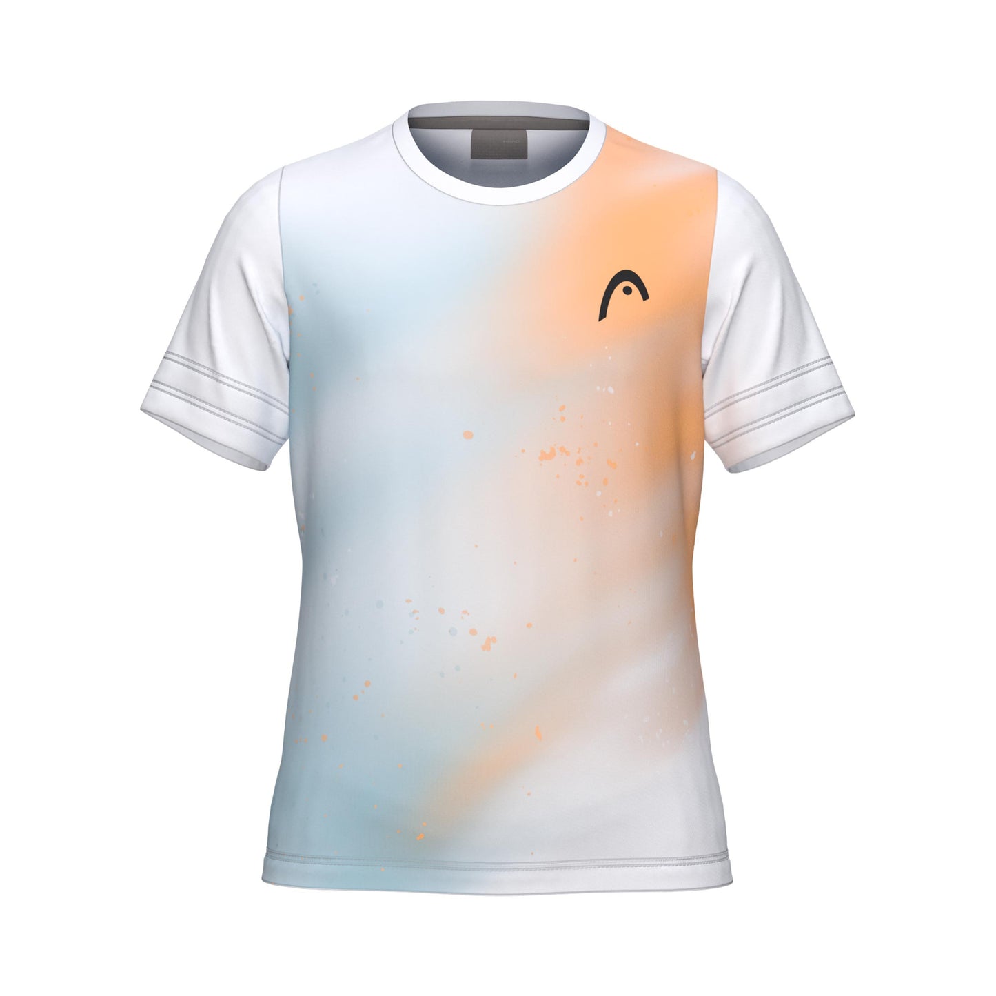HEAD Tie-Break II T-shirt Meisjes - abrikoos, wit